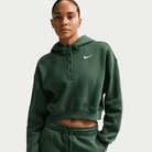Women's Nike Sportswear Phoenix Fleece Oversized Cropped Henley Hoodie