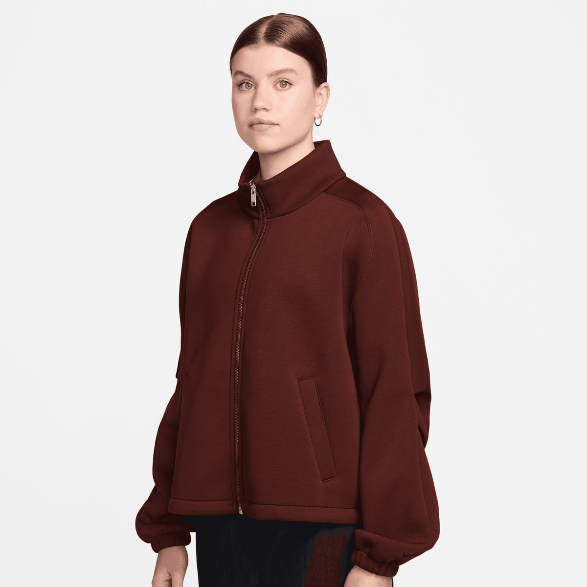 Women's Nike Pregame Fleece Oversized Track Jacket