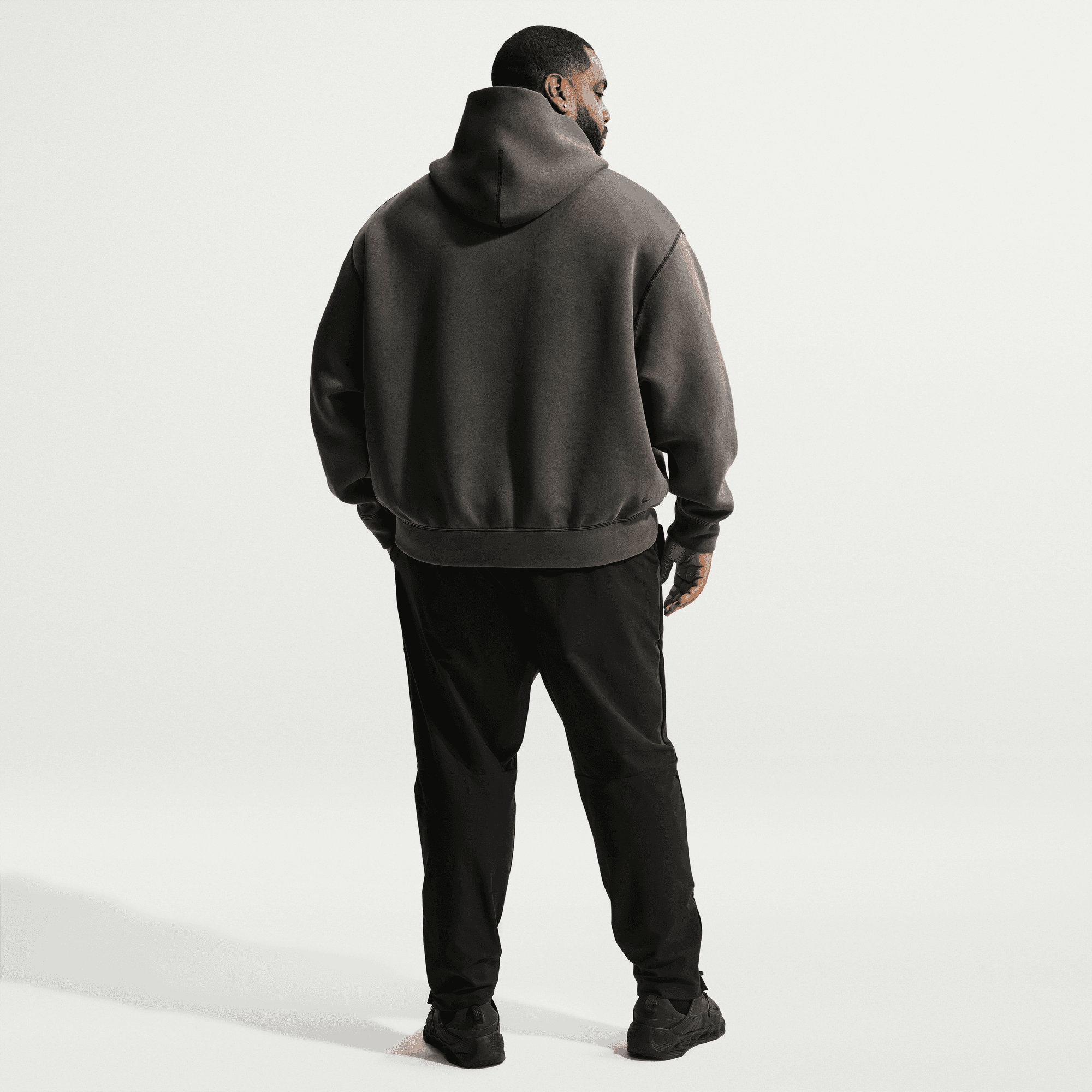 nike tech knit pants black