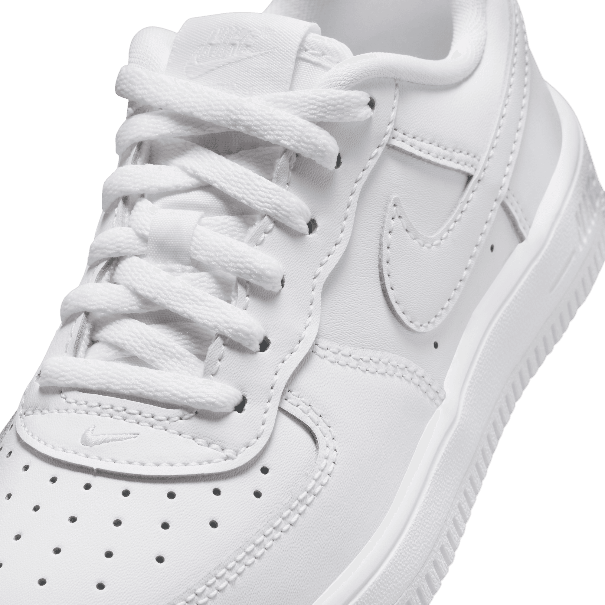 Little Kids' Nike Force 1 Low "Triple White"