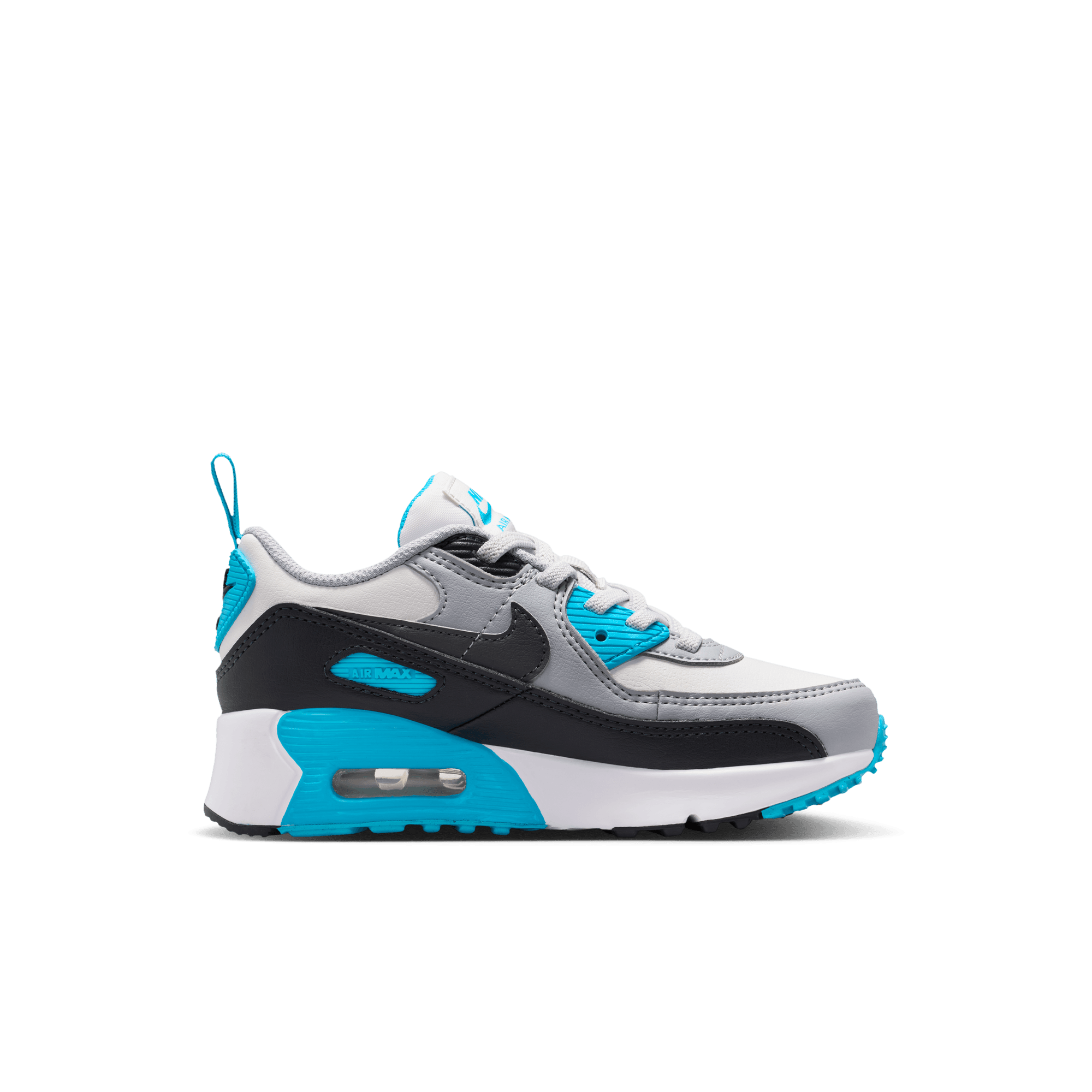 Little Kids' Nike Air Max 90 EasyOn "Platinum Tint Blue Lightning"