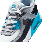 Little Kids' Nike Air Max 90 EasyOn "Platinum Tint Blue Lightning"