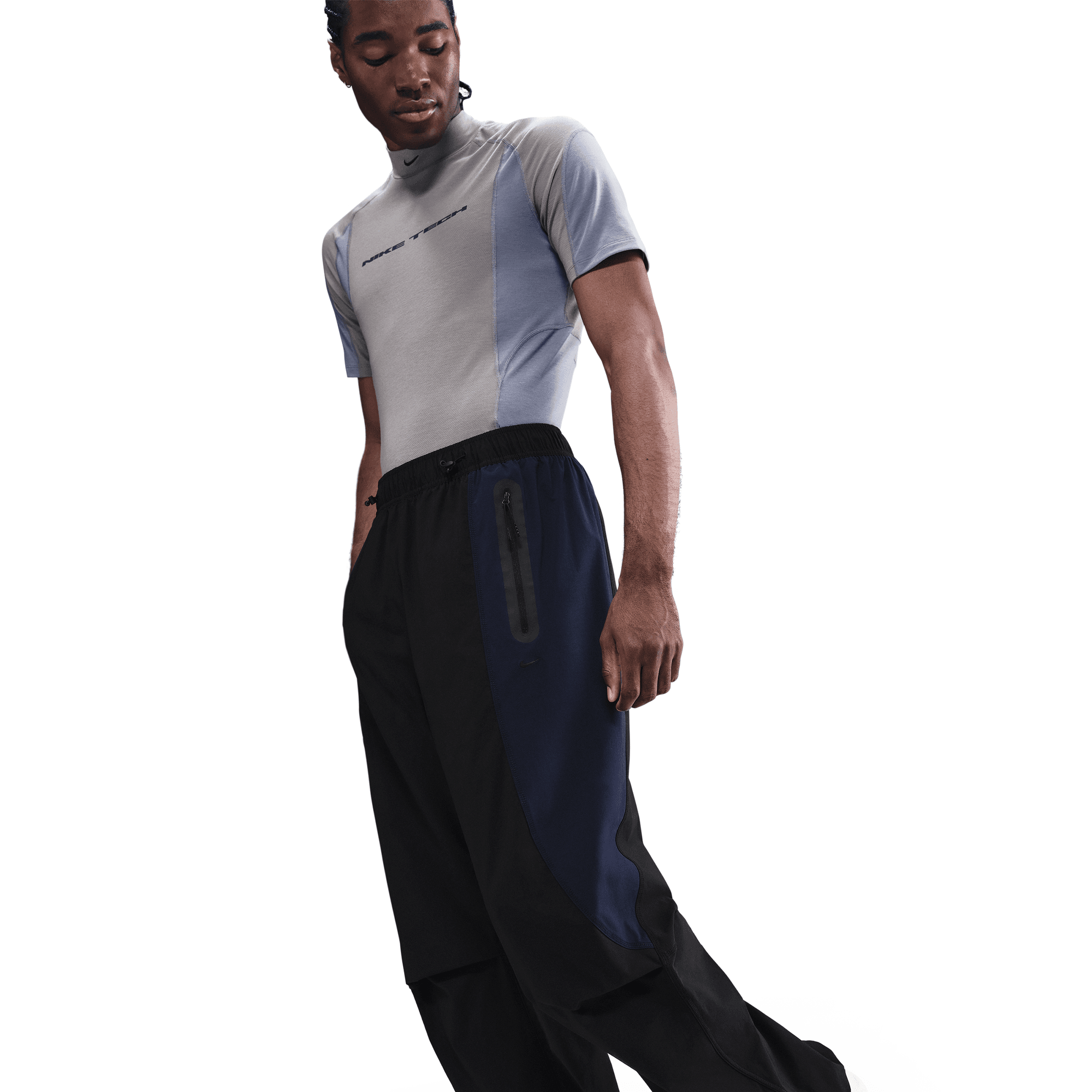 Men's Nike Tech Dri-FIT Woven Color-Block Oversized Pants
