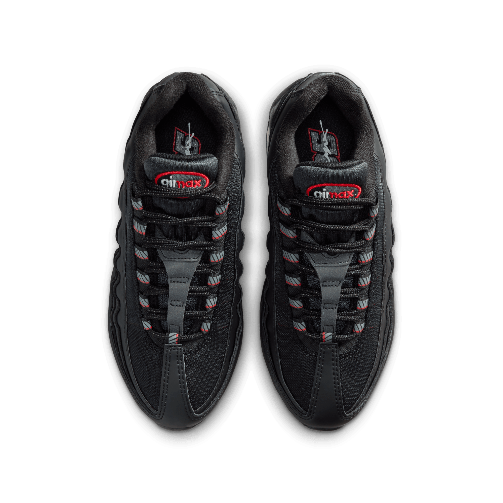 Big Kids' Nike Air Max 95 "Racing Pack - Black University Red"