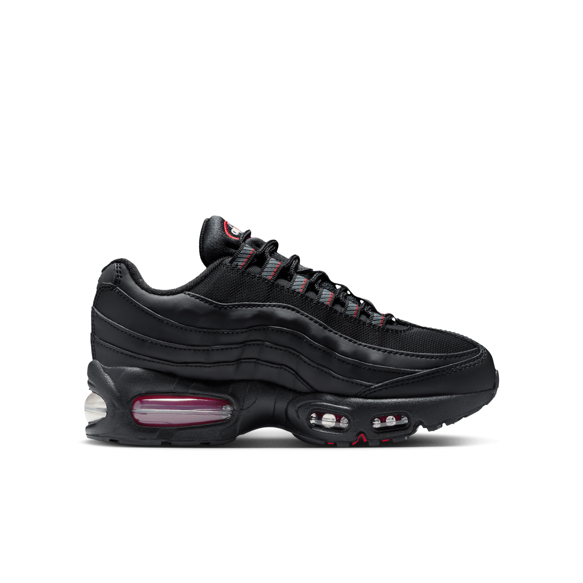 Big Kids' Nike Air Max 95 "Racing Pack - Black University Red"