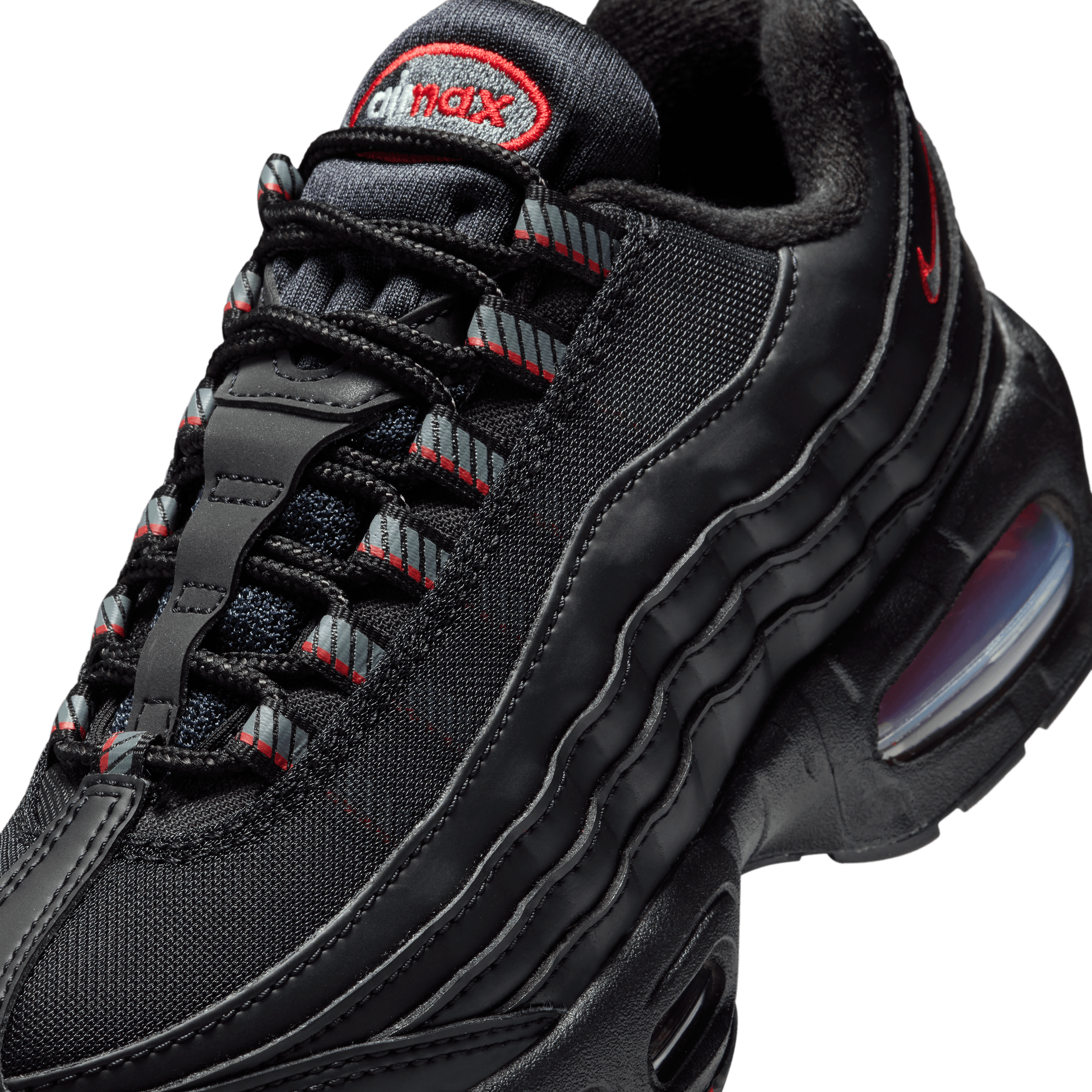 Big Kids' Nike Air Max 95 "Racing Pack - Black University Red"