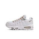 Big Kids' Nike Air Max 95 "White Metallic Gold"