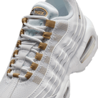 Big Kids' Nike Air Max 95 "White Metallic Gold"