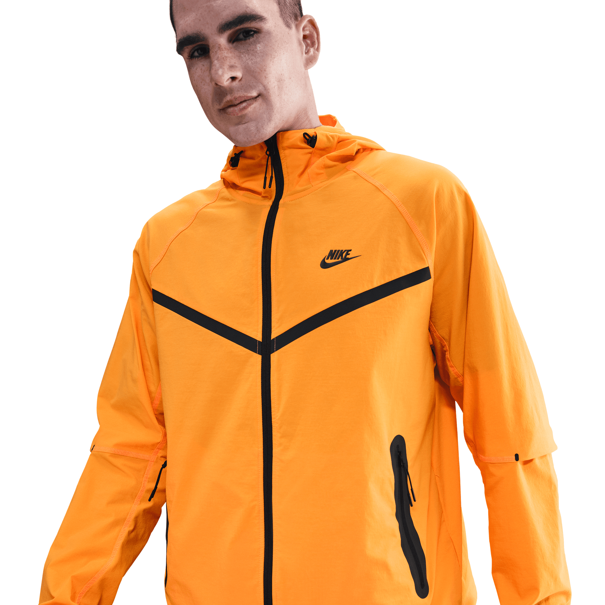 orange nike windbreaker