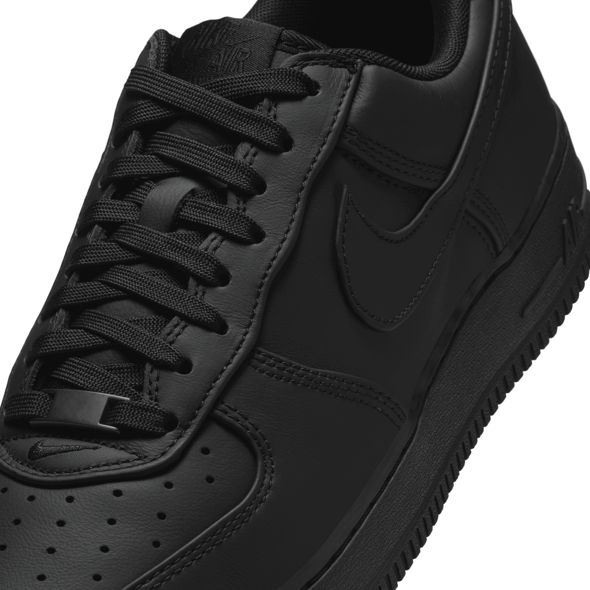 Men's Nike Air Force 1 Low Retro Premium "Triple Black"