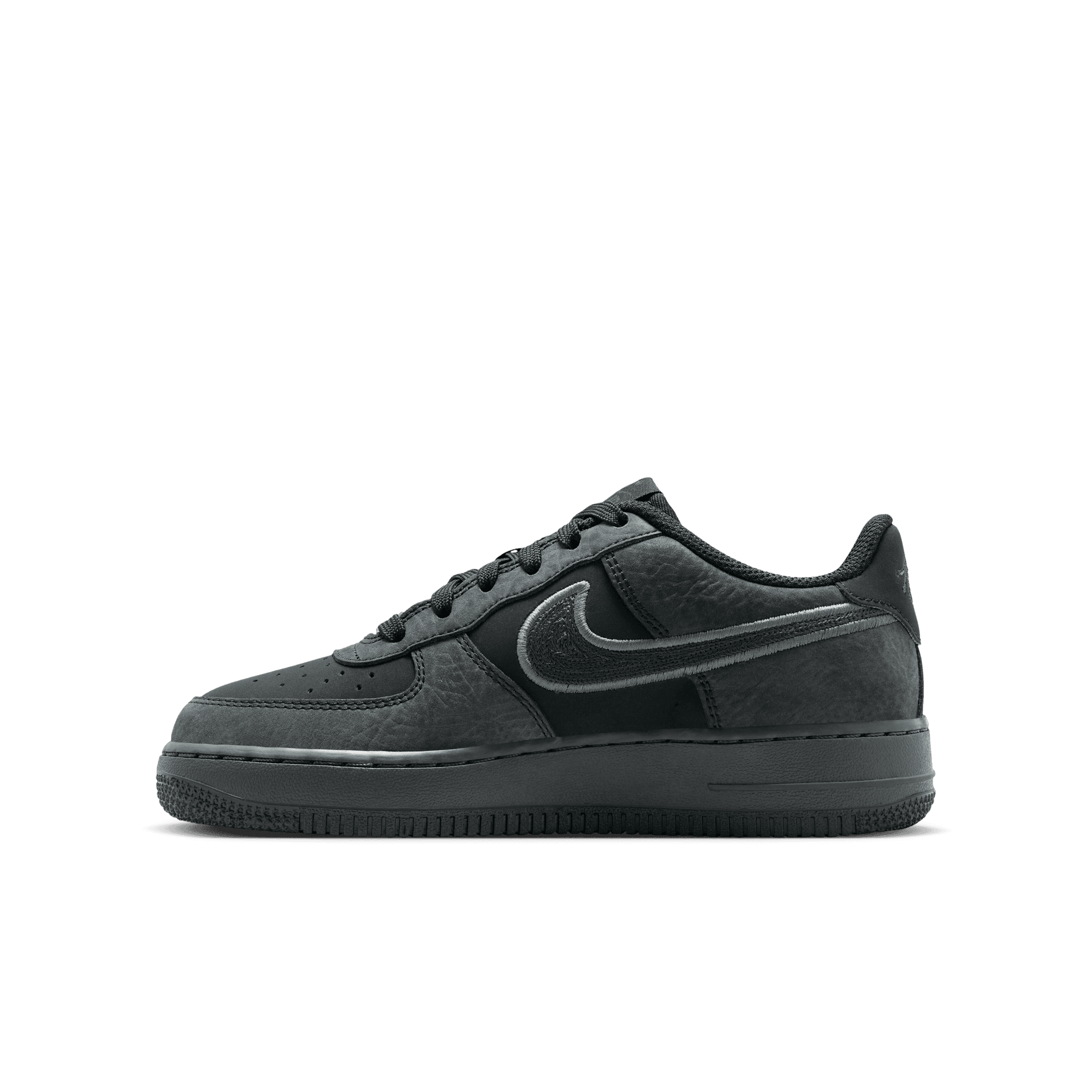 Big Kids' Nike Air Force 1 LV8 "Black Dark Smoke"