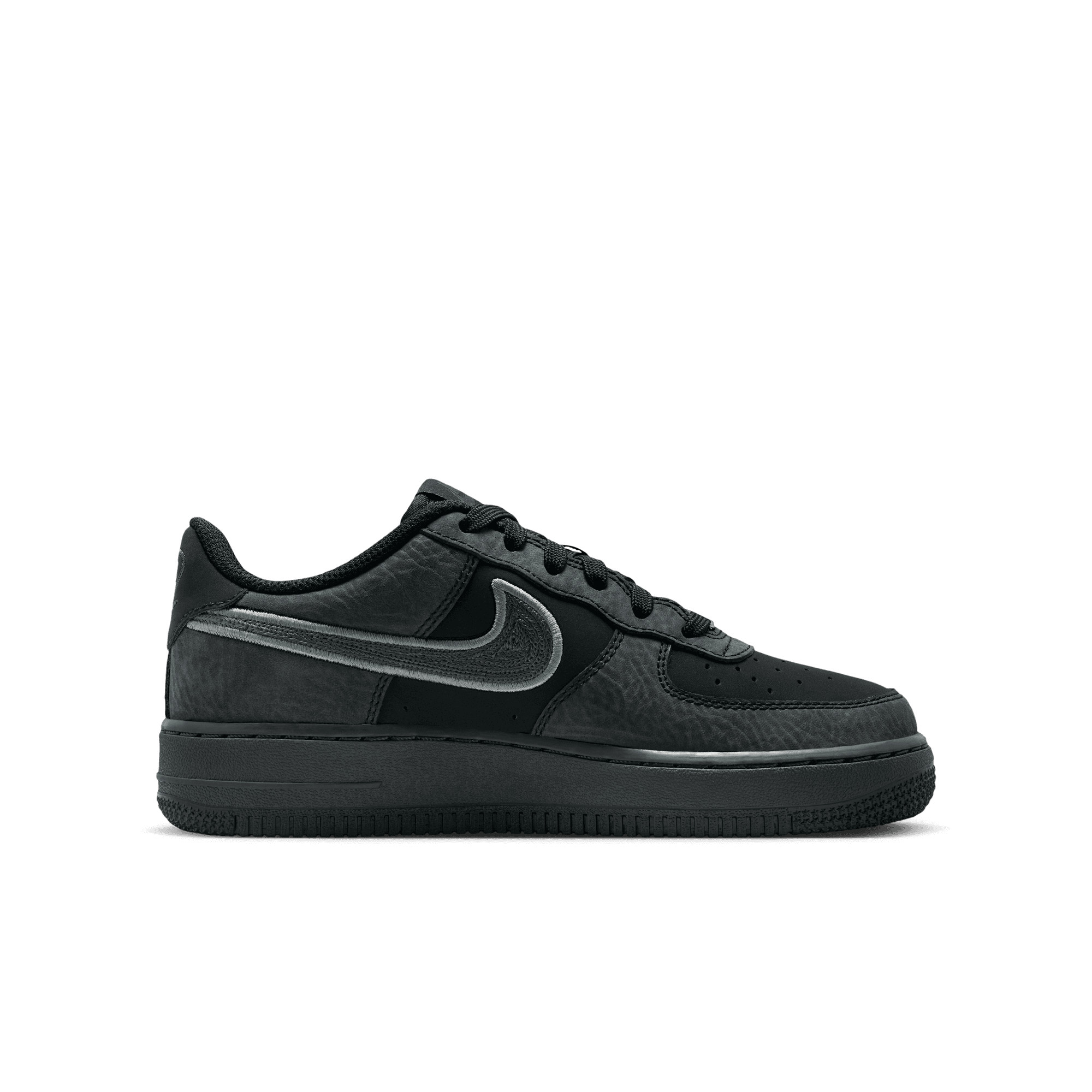 Big Kids' Nike Air Force 1 LV8 "Black Dark Smoke"
