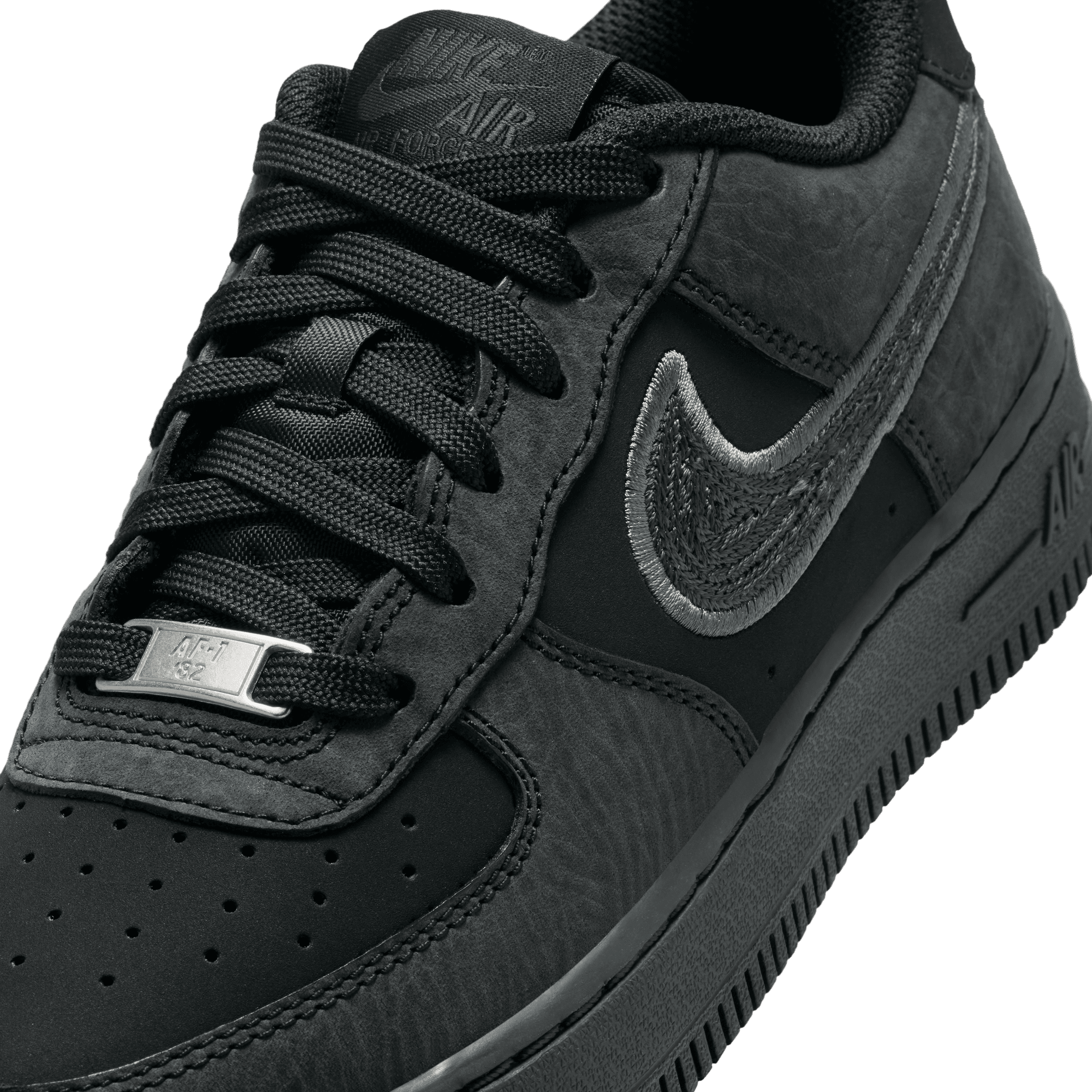 Big Kids' Nike Air Force 1 LV8 "Black Dark Smoke"