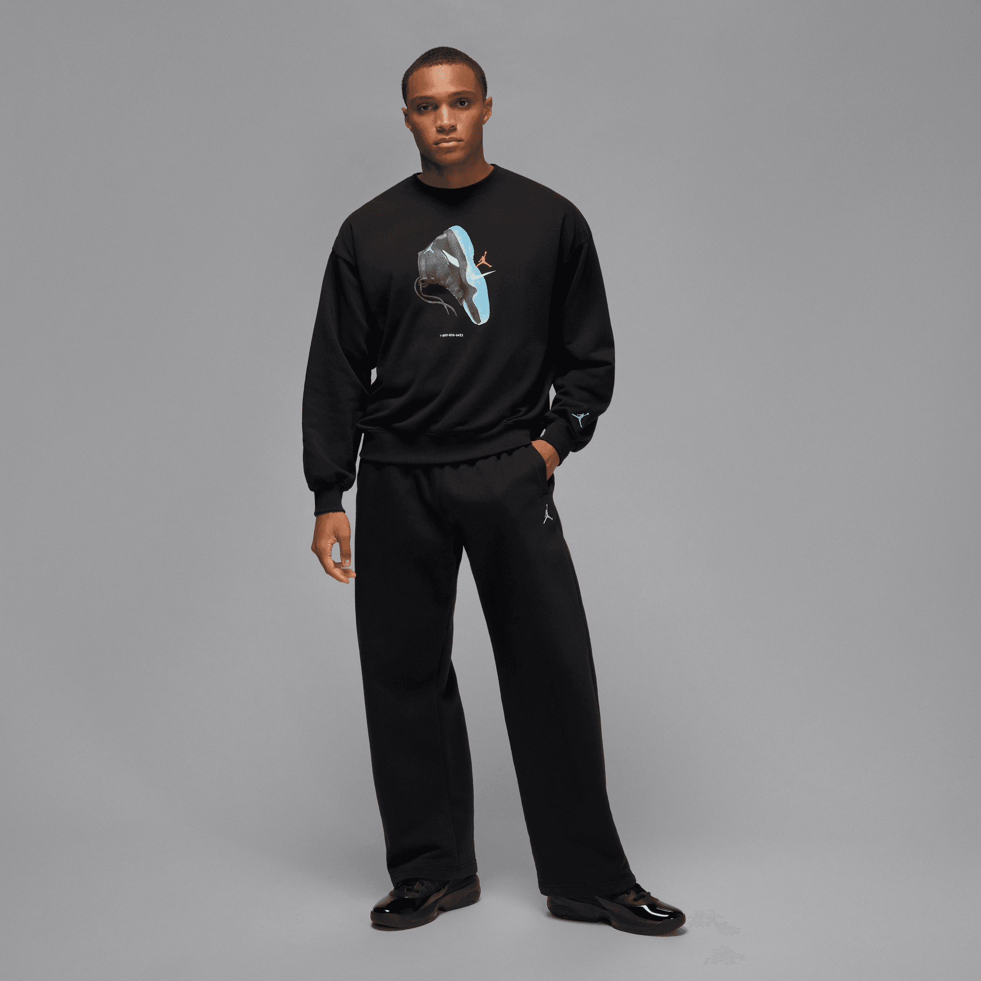 Men's Jordan AJ11 Brooklyn Fleece Crewneck Sweatshirt