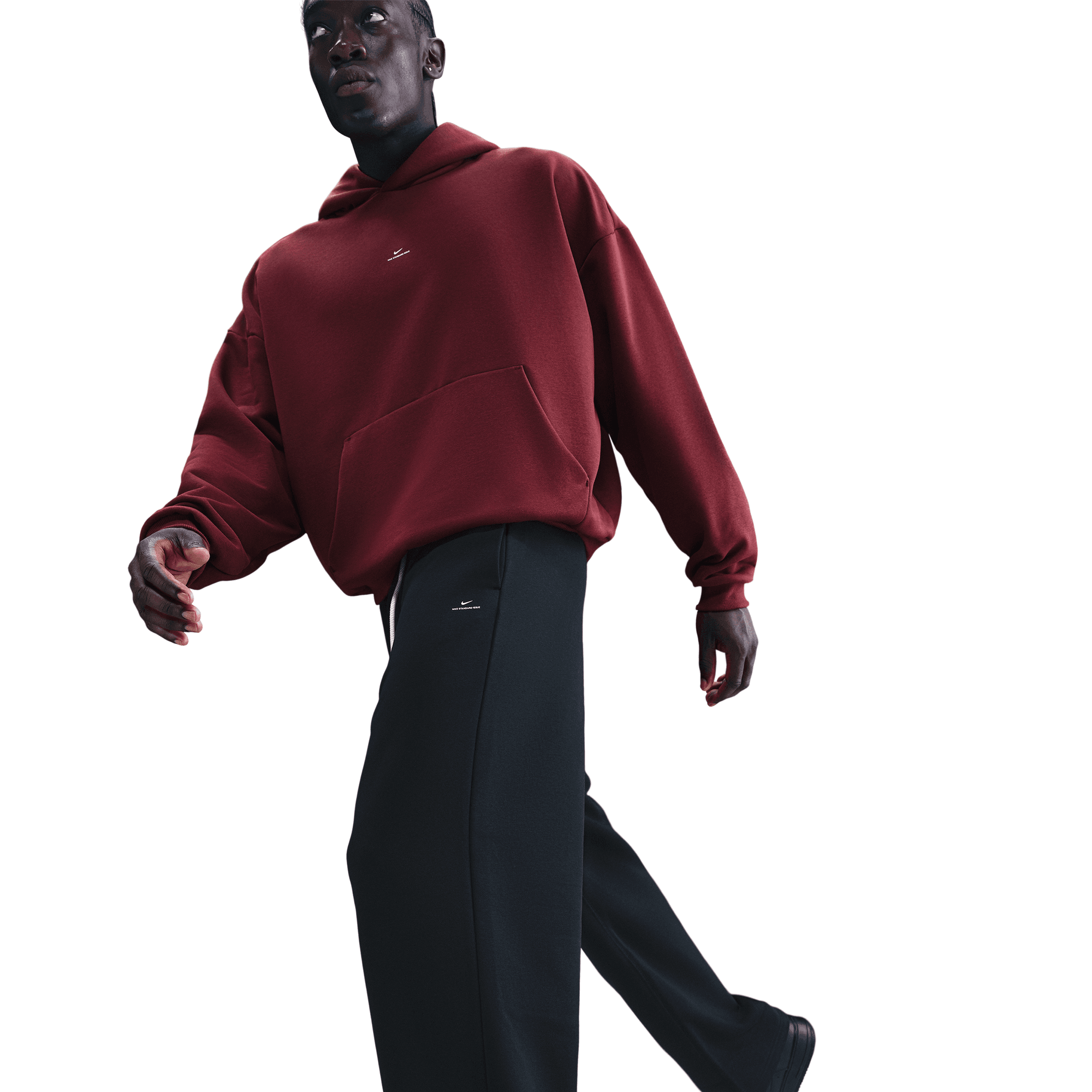 Men's Nike Standard Issue Therma-FIT Brushed Open-Hem Basketball Pants