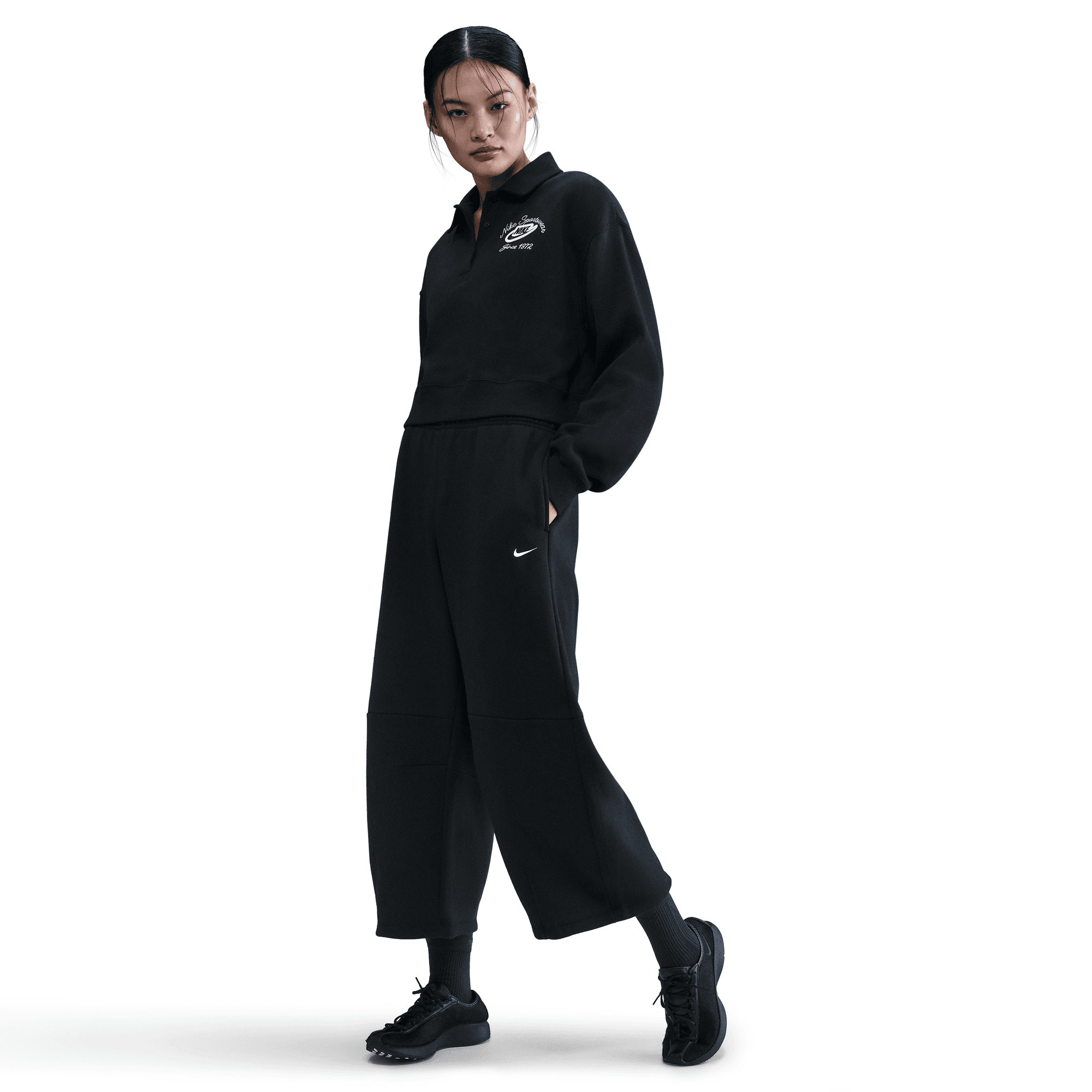 Women's Nike Sportswear Phoenix Fleece Loose Mid-Rise Barrel Pants