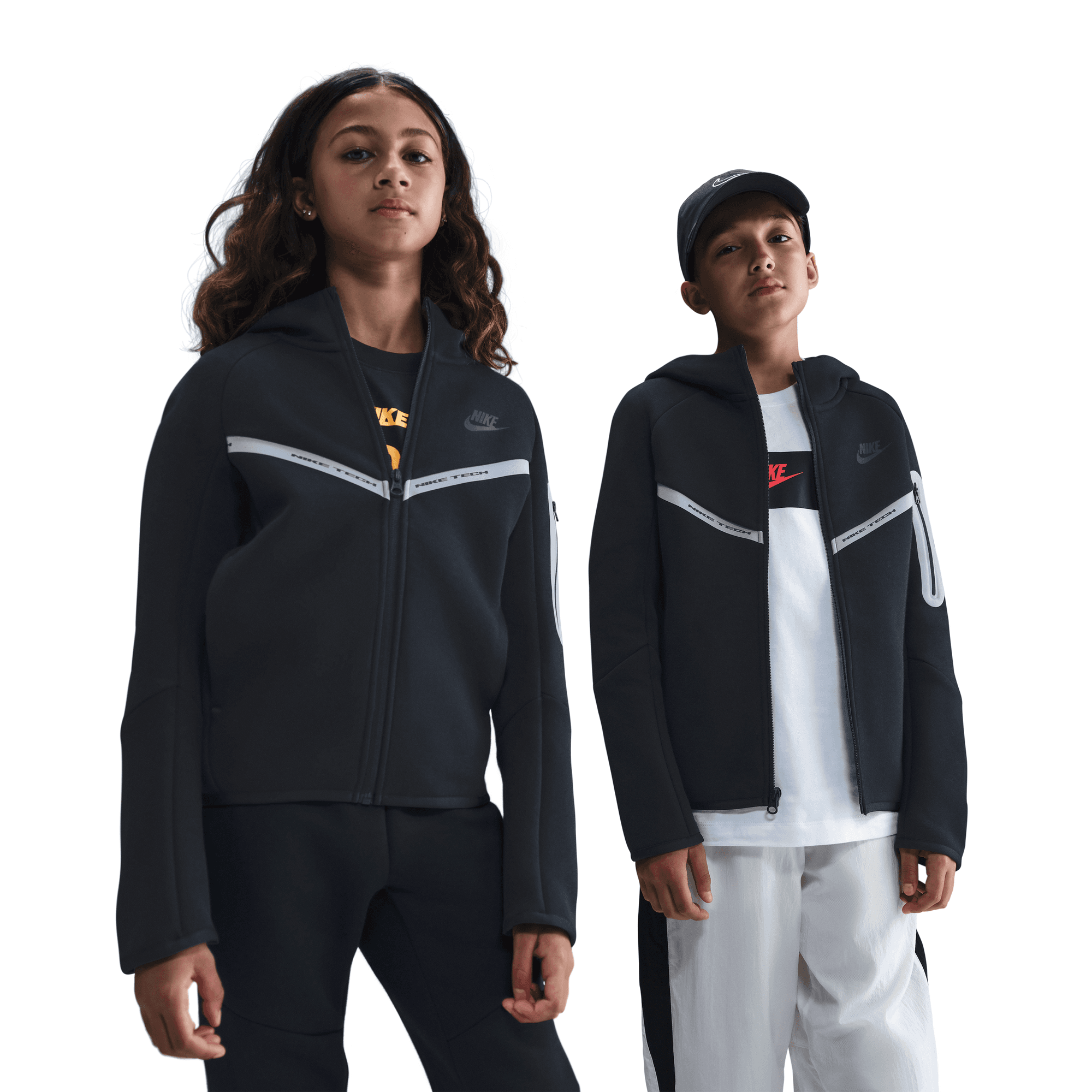 Big Kids'Nike Sportswear Tech Fleece Full-Zip Hoodie "Unisex"