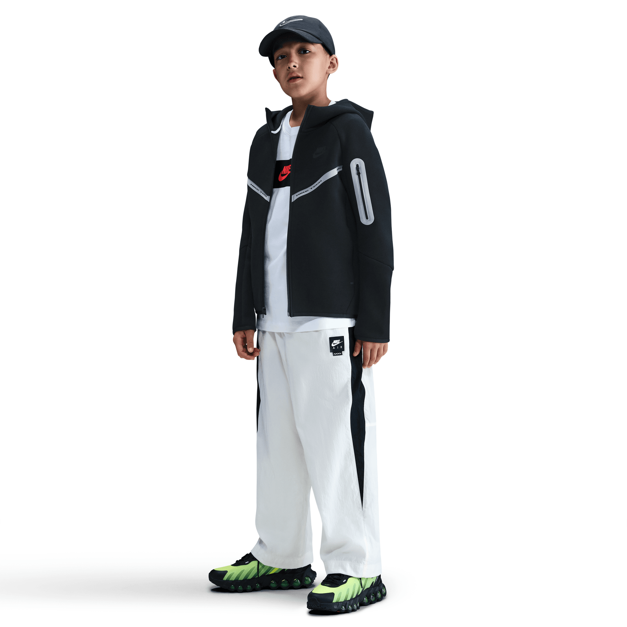 Big Kids'Nike Sportswear Tech Fleece Full-Zip Hoodie "Unisex"