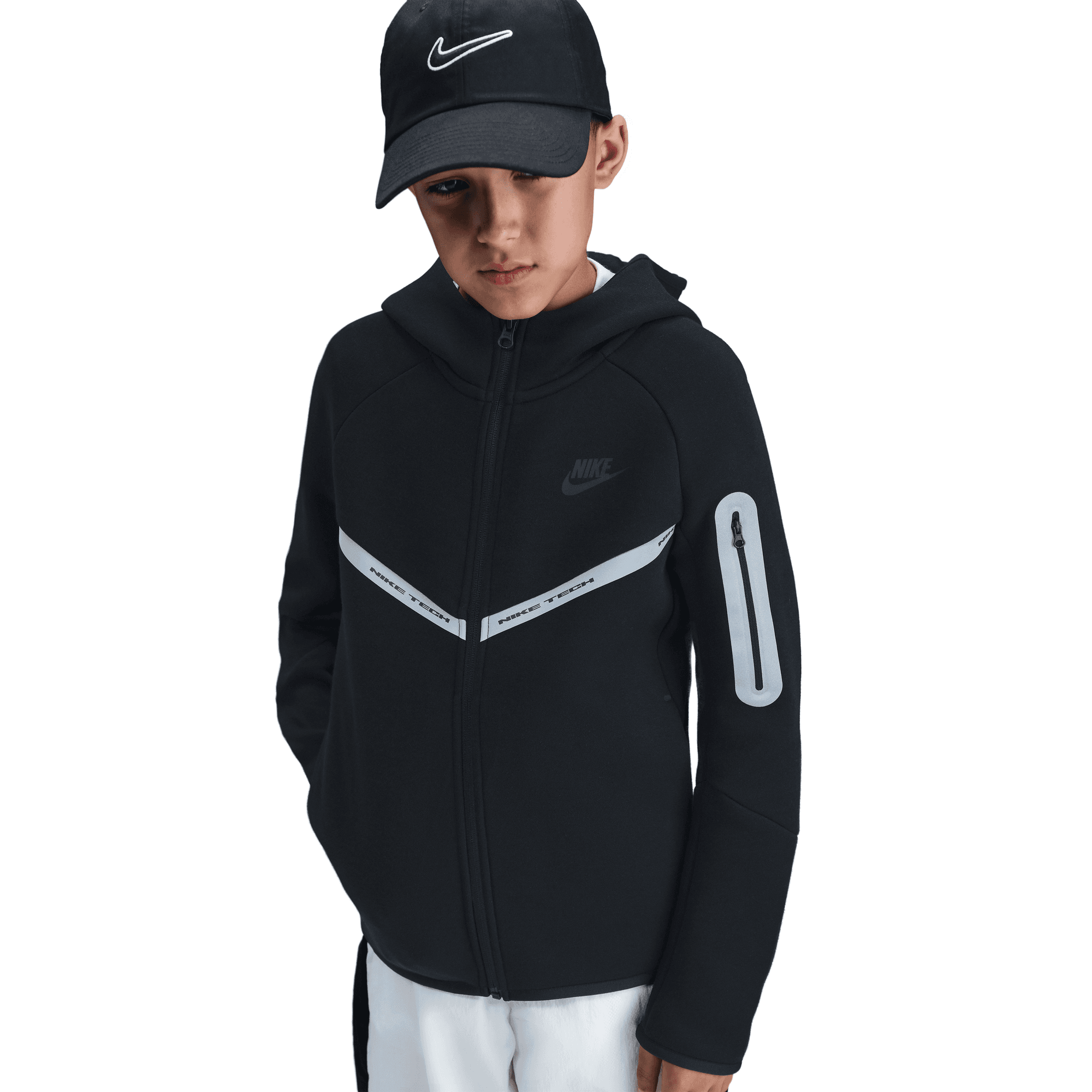 Big Kids'Nike Sportswear Tech Fleece Full-Zip Hoodie "Unisex"