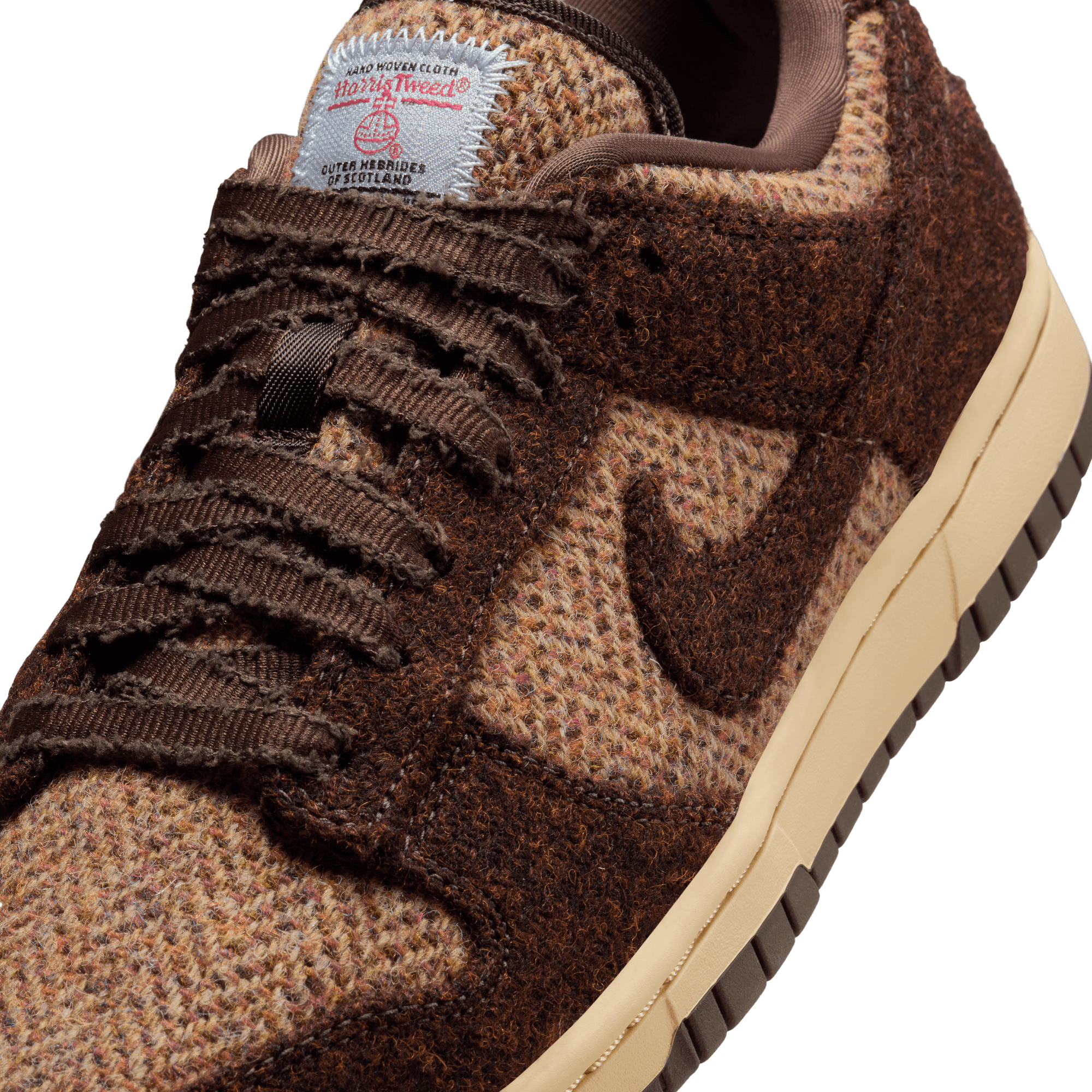 Women's Nike Dunk Low x Harris Tweed® "Sesame"