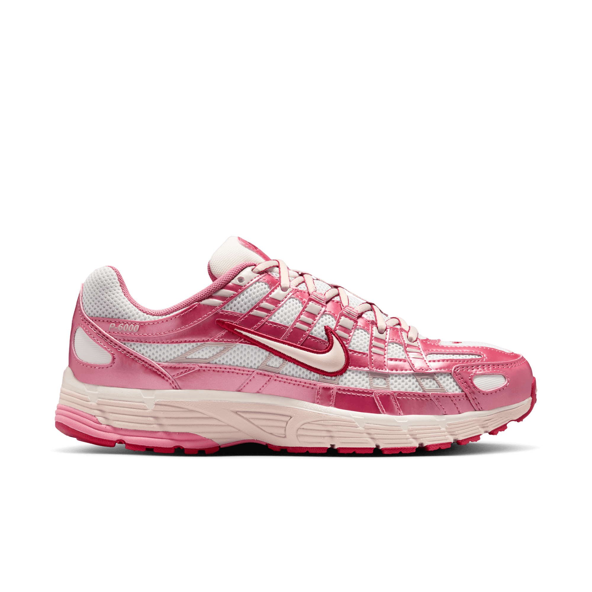 Women's Nike P-6000 "Summit White Slit Red"
