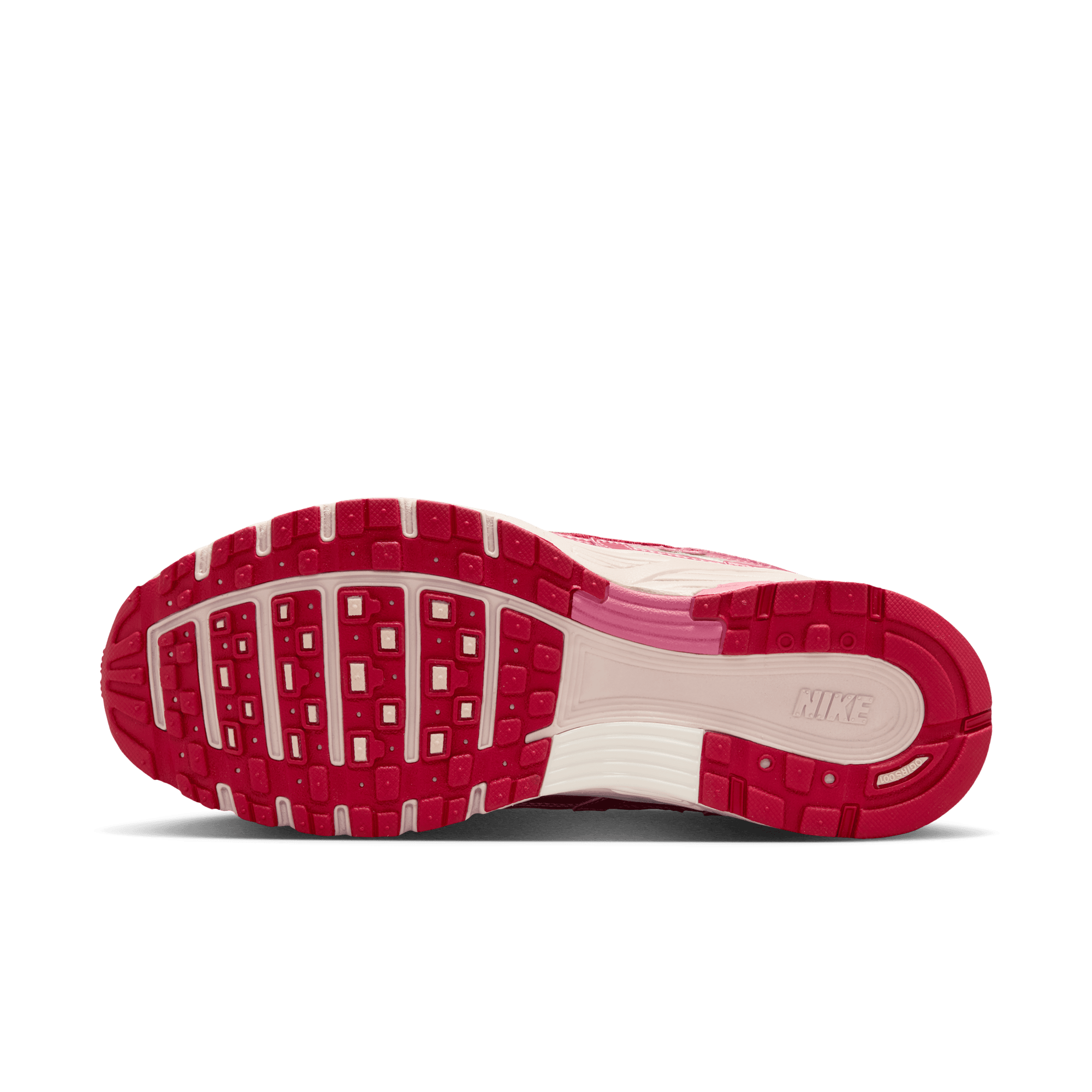Women's Nike P-6000 "Summit White Slit Red"