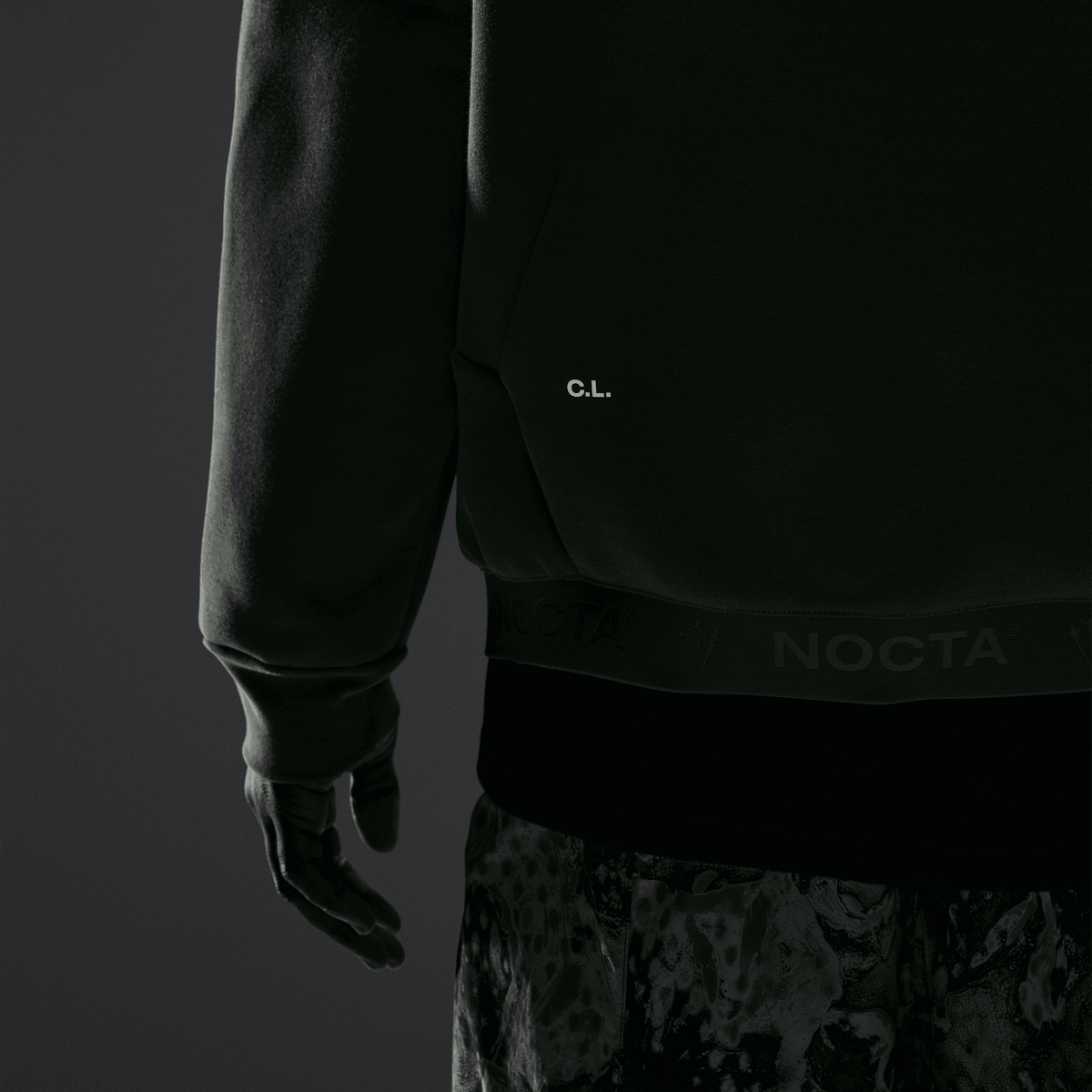 Men's NOCTA Trapezoid Cut Crew-Neck Sweatshirt