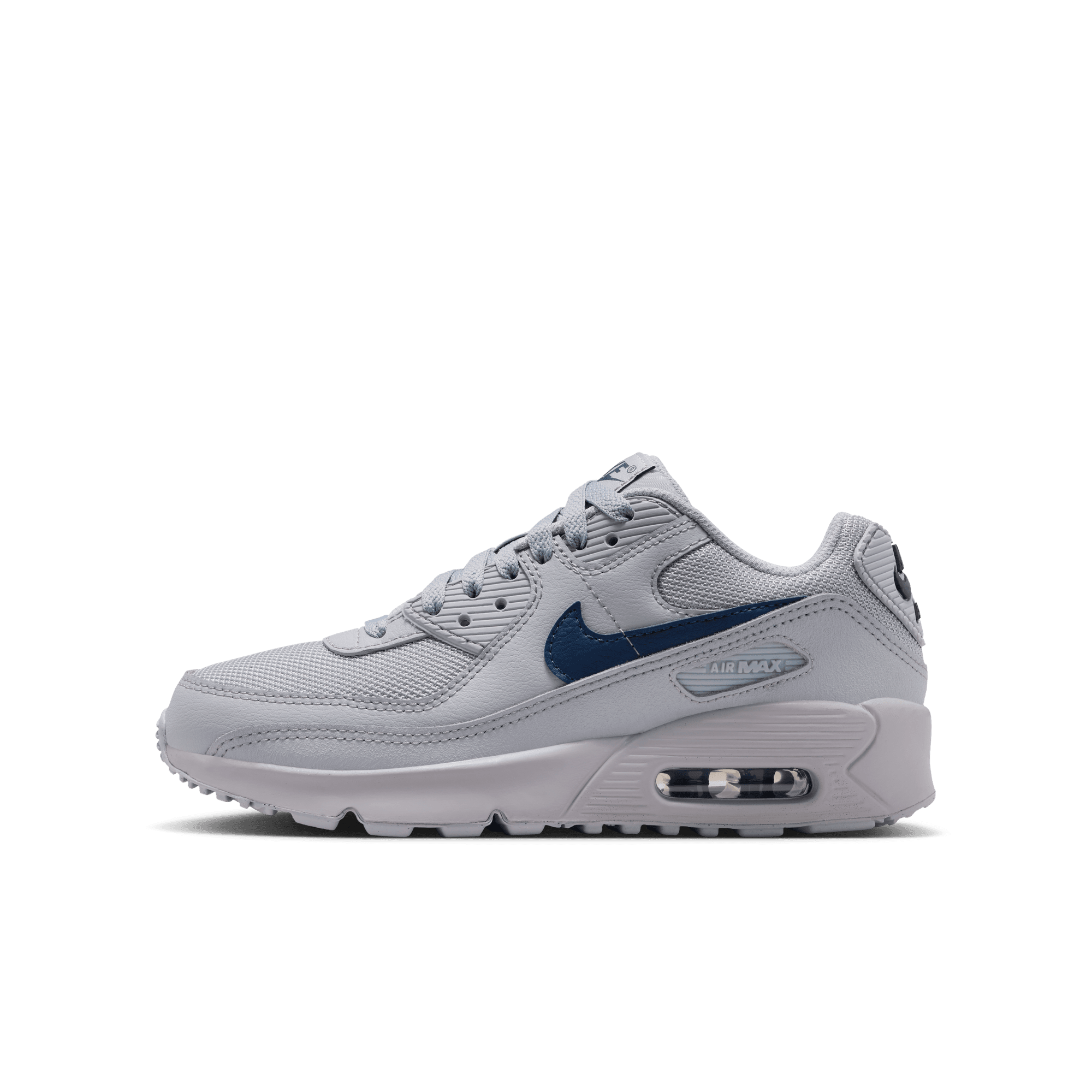 Big Kids' Nike Air Max 90 "Wolf Grey" (Unisex)