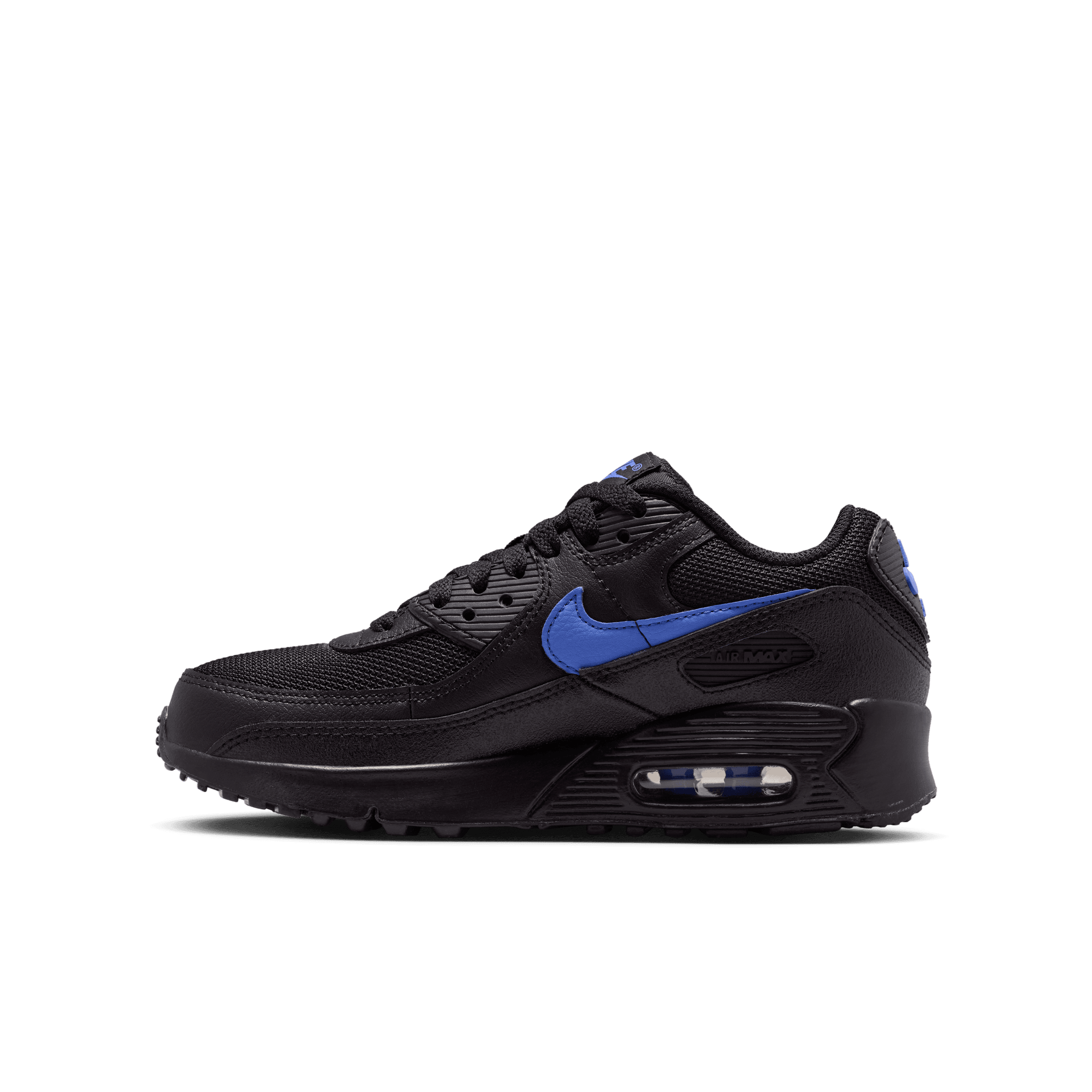 Big Kids' Nike Air Max 90 "Black Sapphire" (Unisex)
