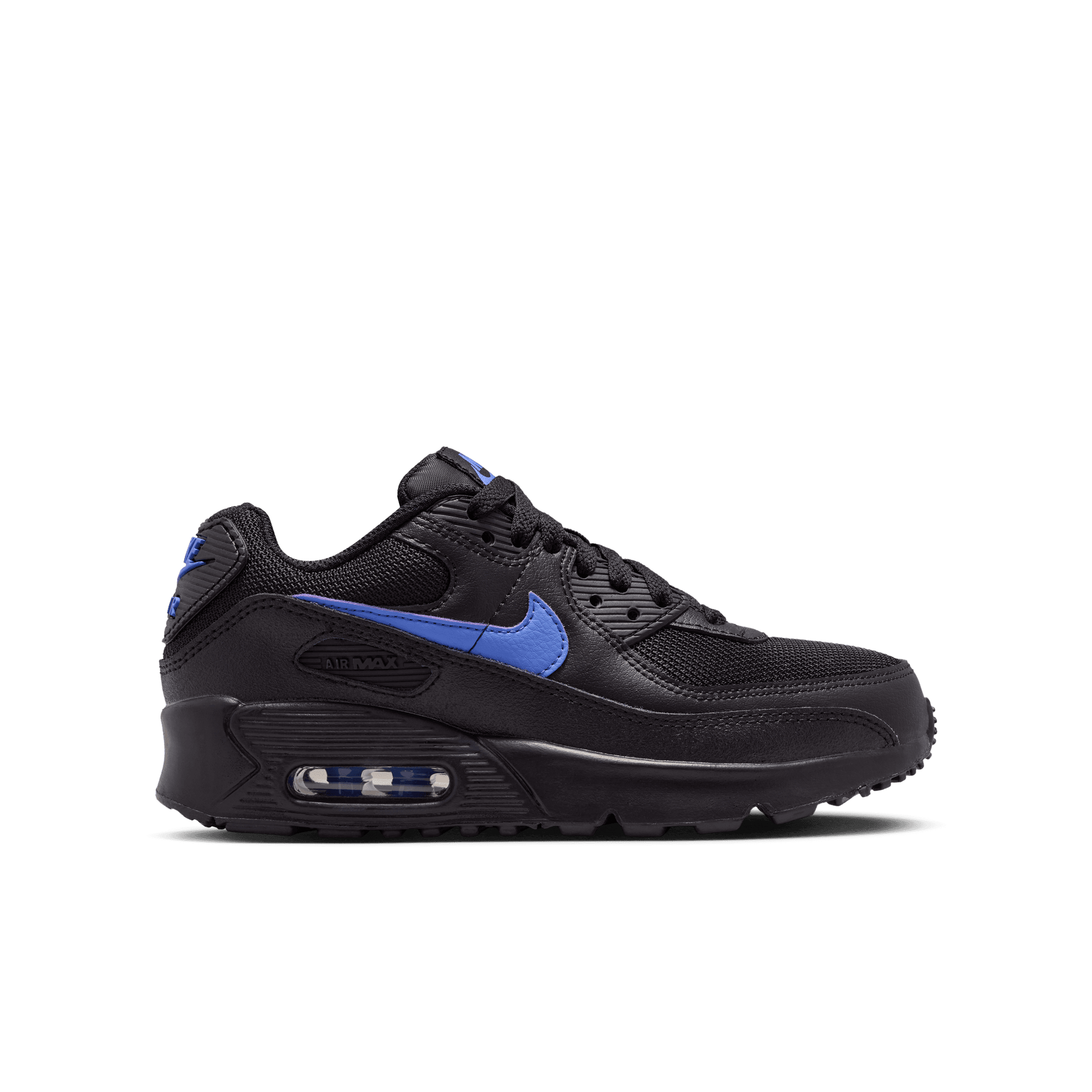 Big Kids' Nike Air Max 90 "Black Sapphire" (Unisex)