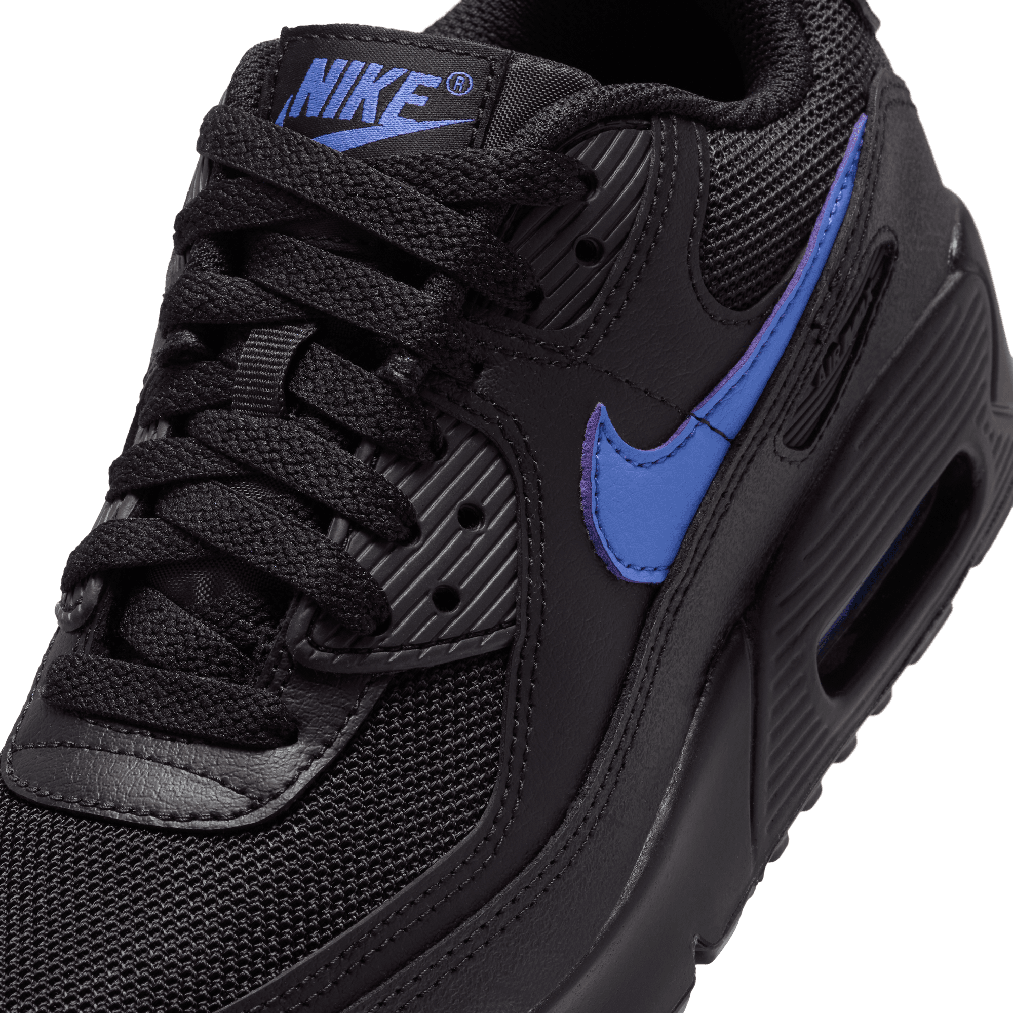 Big Kids' Nike Air Max 90 "Black Sapphire" (Unisex)