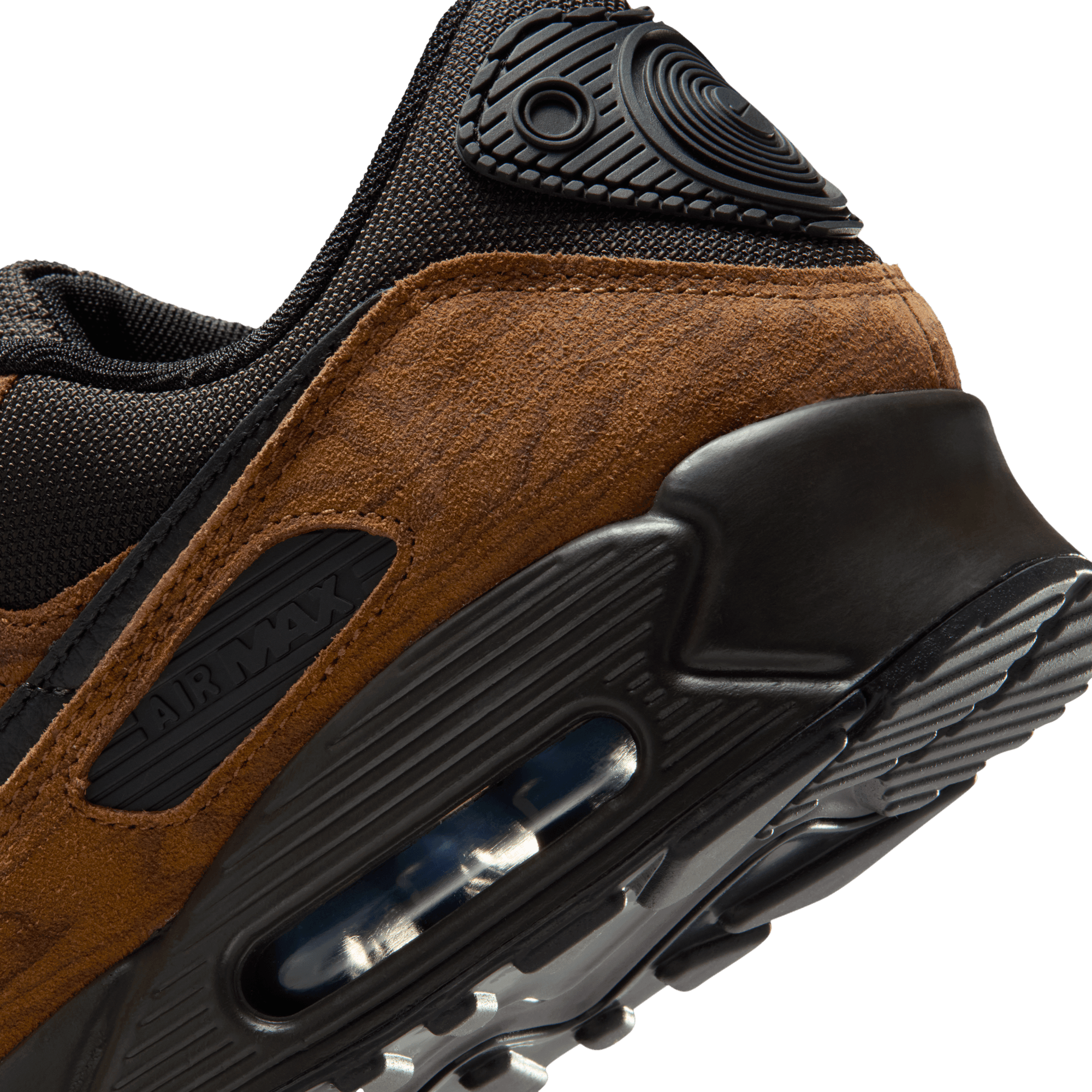 Men's Nike Air Max 90 Premium "Light Brtitish Tan Velvet Brown"