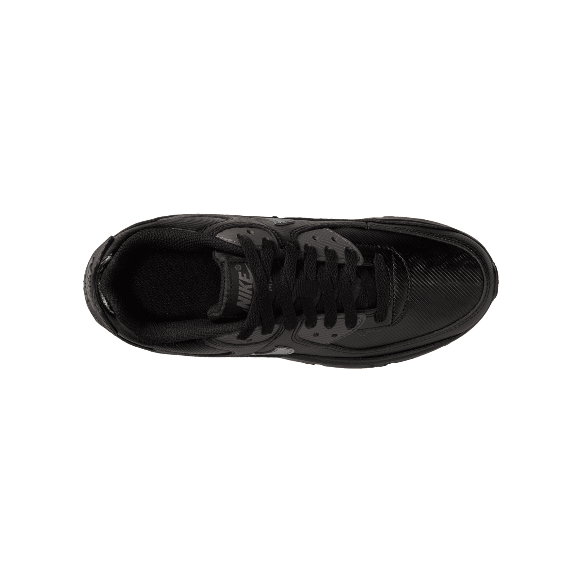 Big Kids' Nike Air Max 90 SE "Black Metallic Silver"