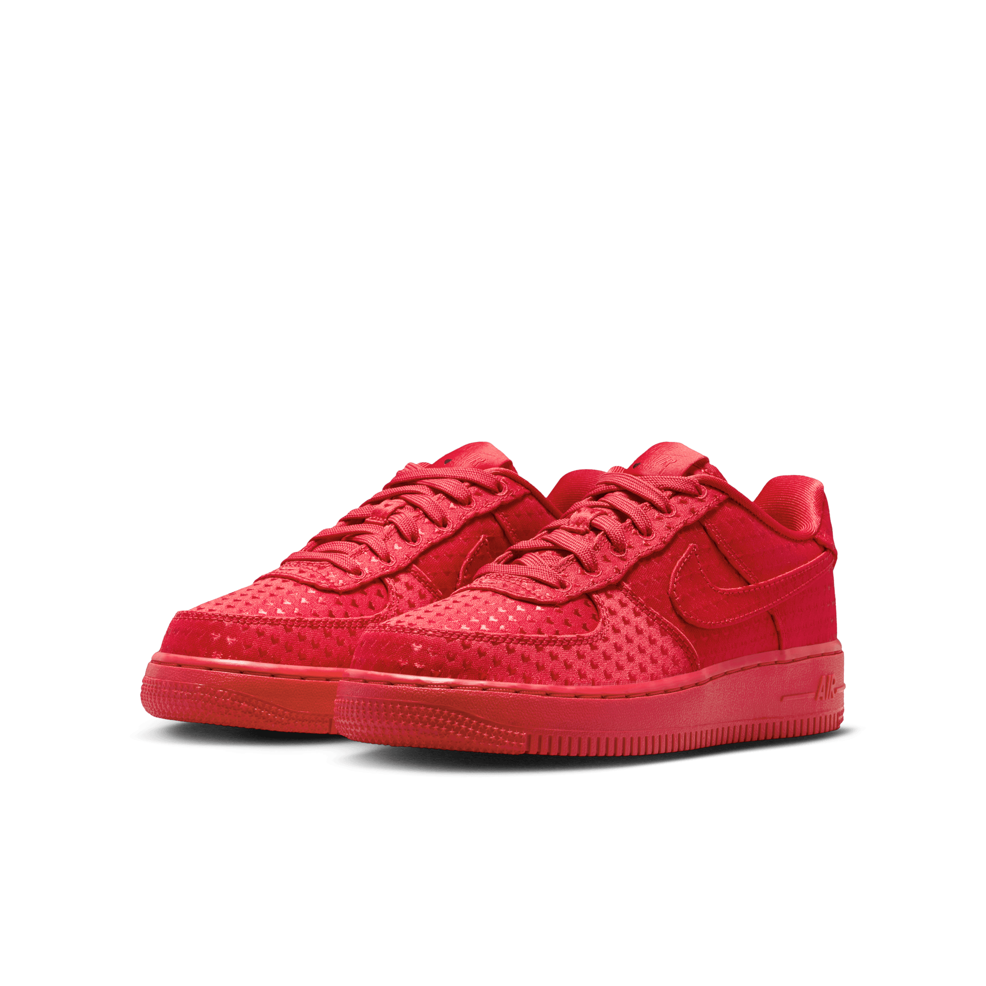 Big Kids' Nike Air Force 1 "Valentine's Day University Red"
