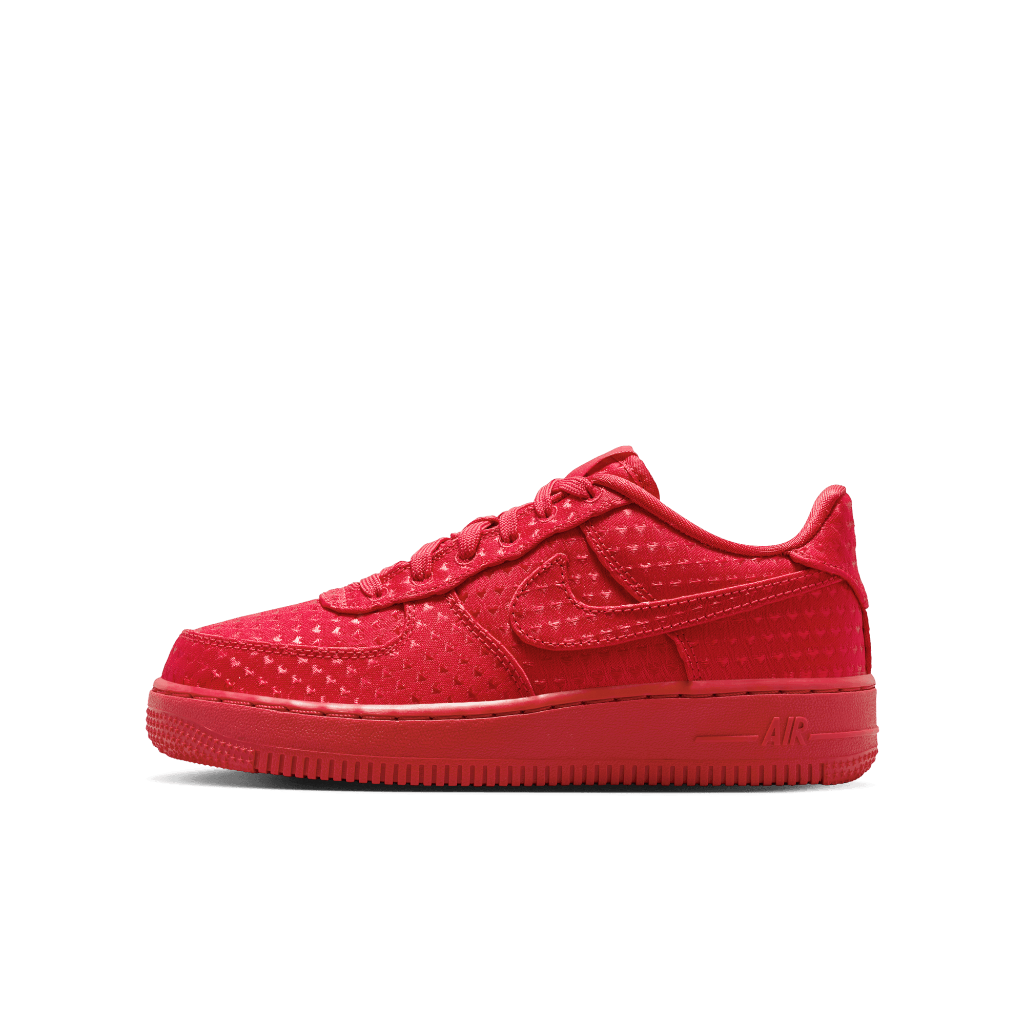 Big Kids' Nike Air Force 1 "Valentine's Day University Red"
