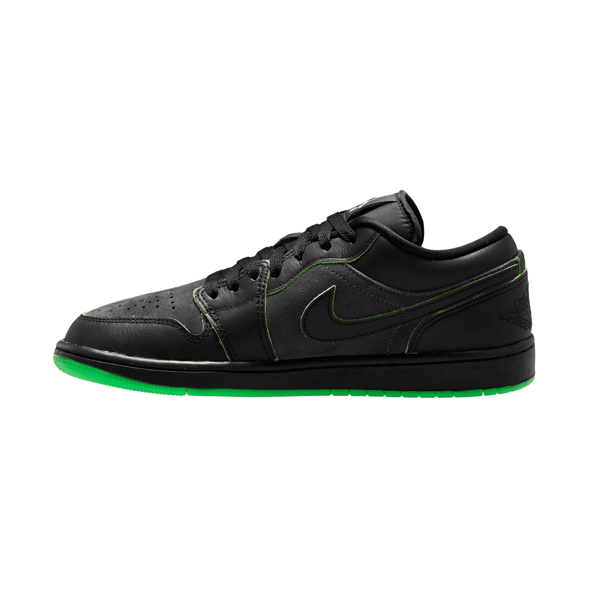 Men's Air Jordan 1 Low SE "Black Scream Green"
