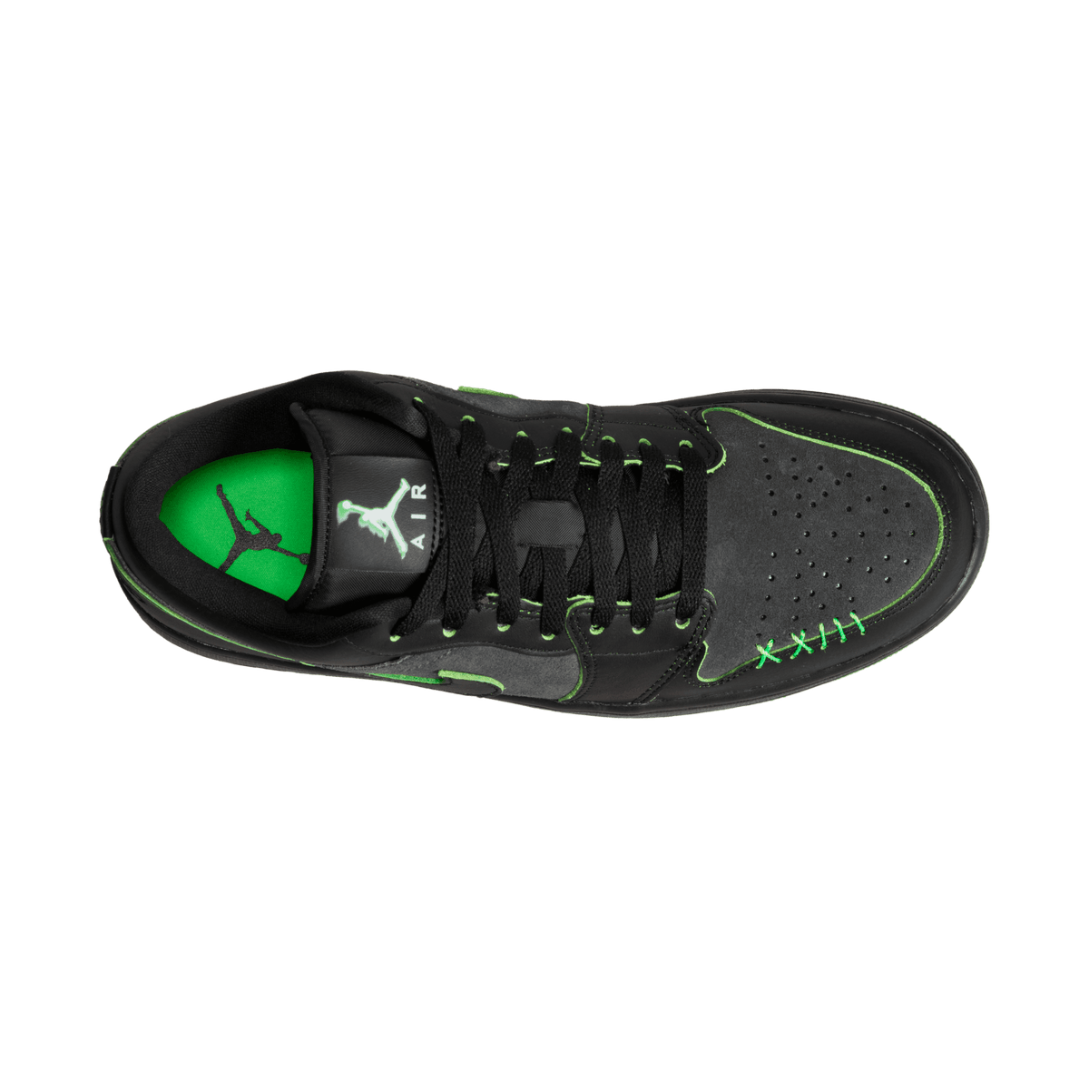 Men's Air Jordan 1 Low SE "Black Scream Green"