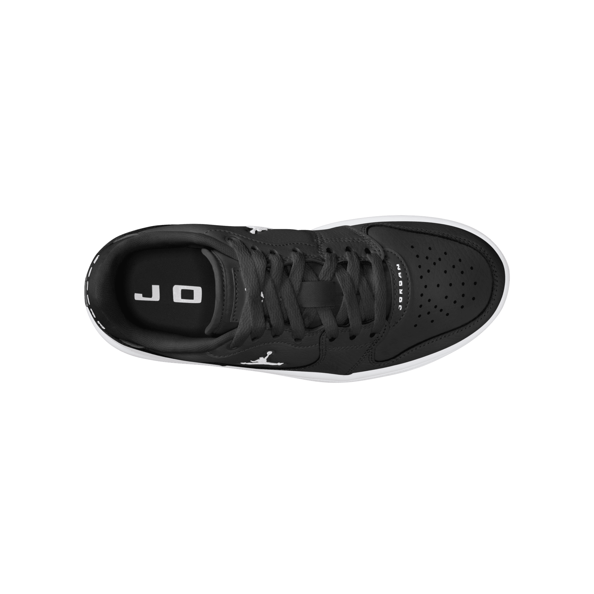 Big Kids' Jordan Court Connect Low "Black White"