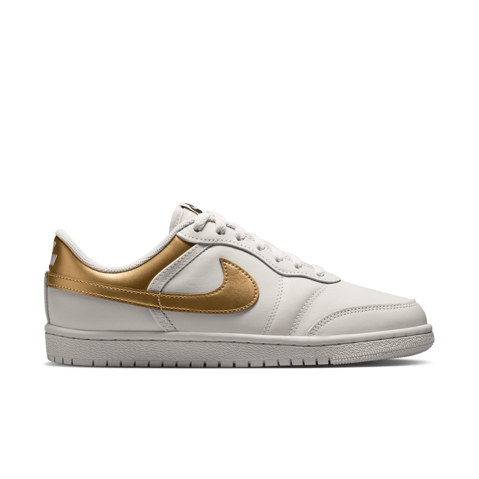 Women's Air Jordan Skyline Low "Swan Black Metallic Gold"