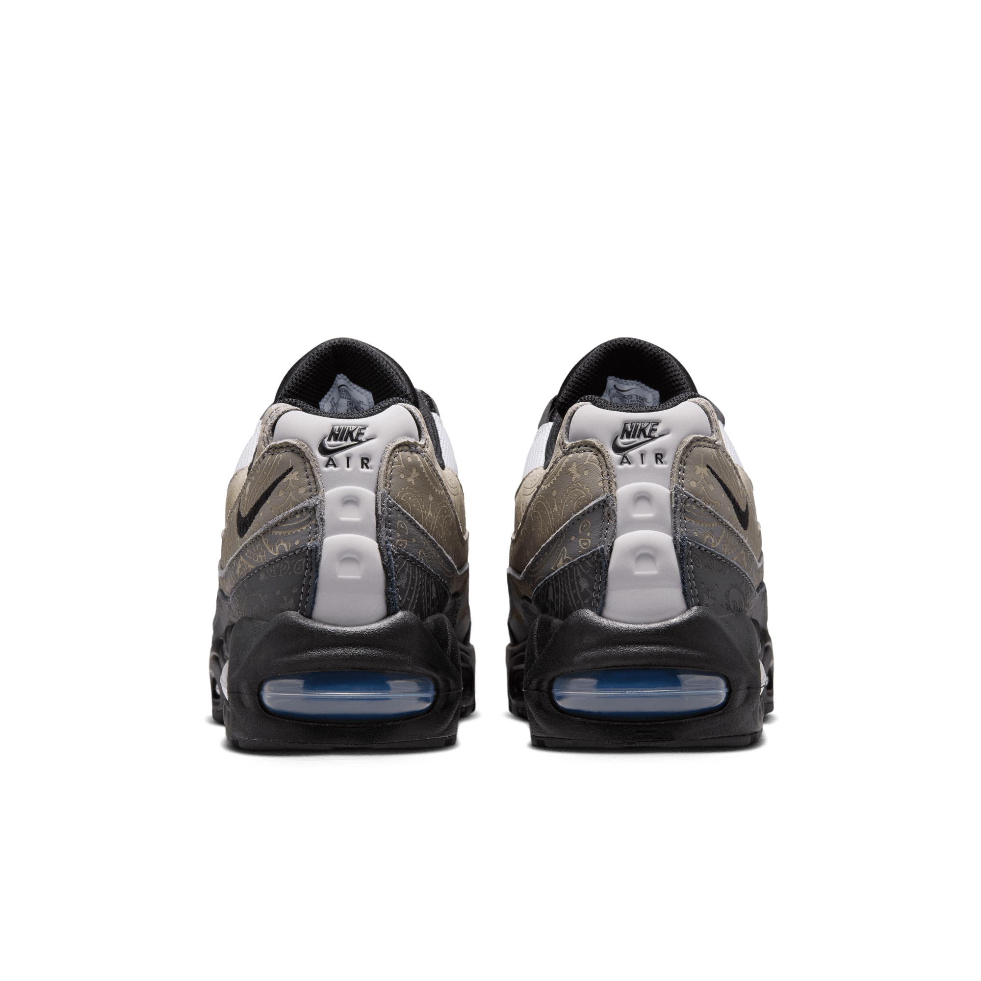 Men's Nike Air Max 95 Big Bubble Leather "Pearl Grey and Light Charcoal"