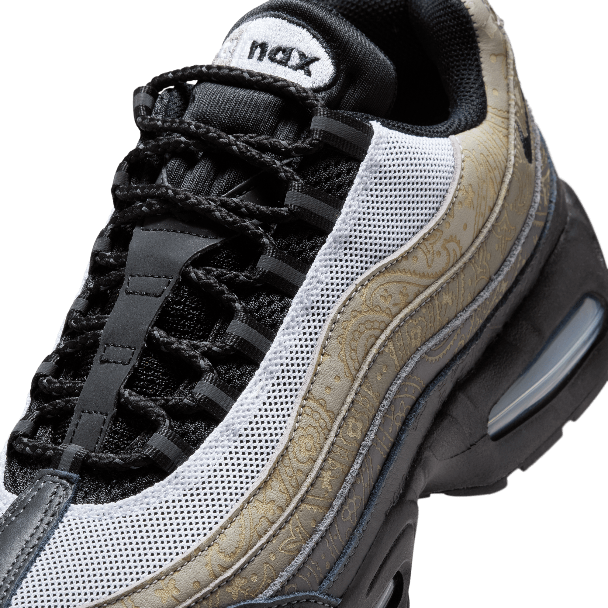 Men's Nike Air Max 95 Big Bubble Leather "Pearl Grey and Light Charcoal"