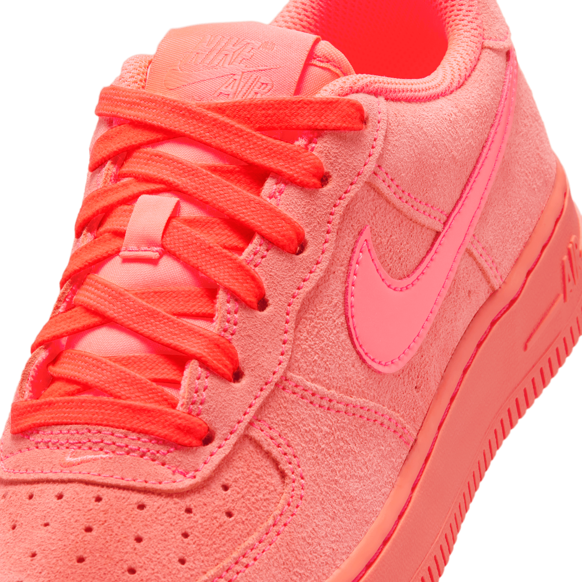 Big Kids' Nike Air Force 1 Suede "Hot Lava"