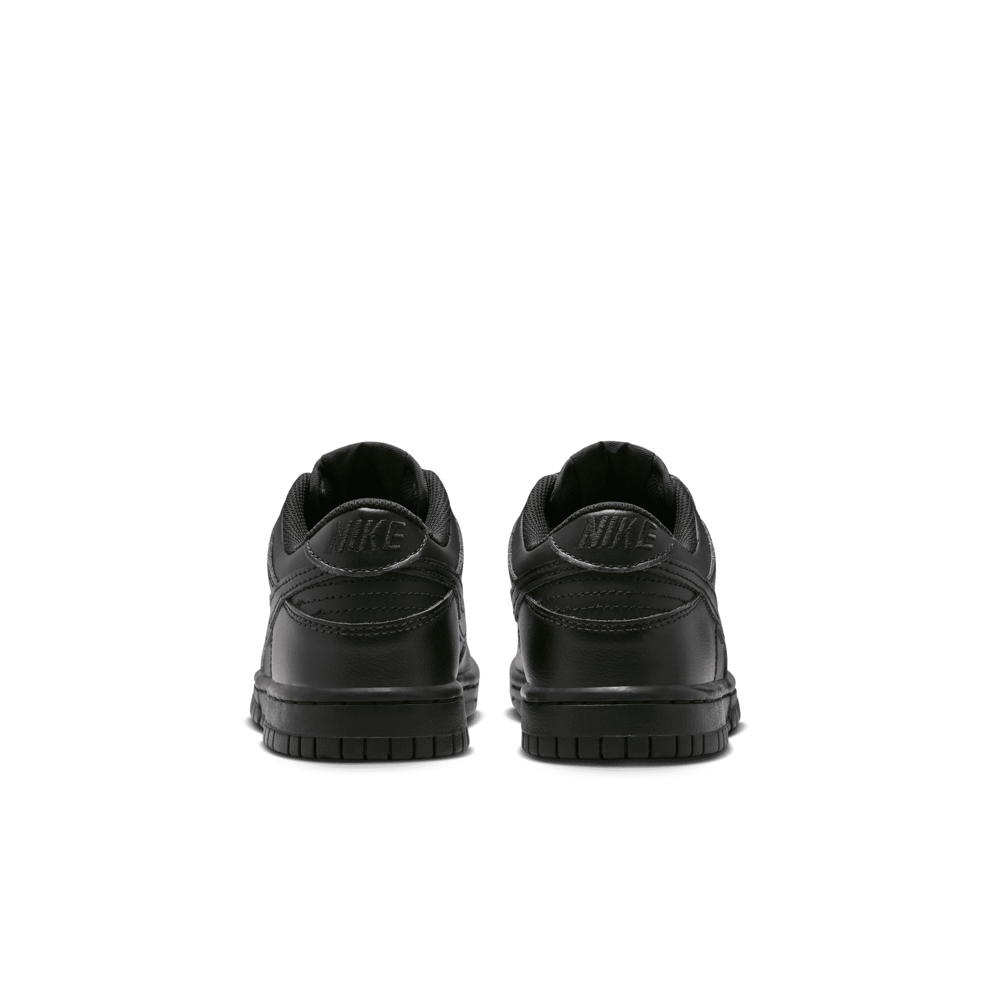 Big Kids' Nike Dunk Low "Triple Black"