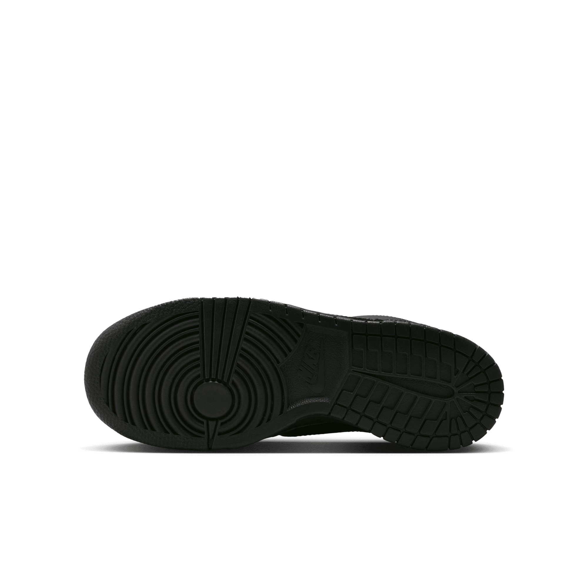 Big Kids' Nike Dunk Low "Triple Black"