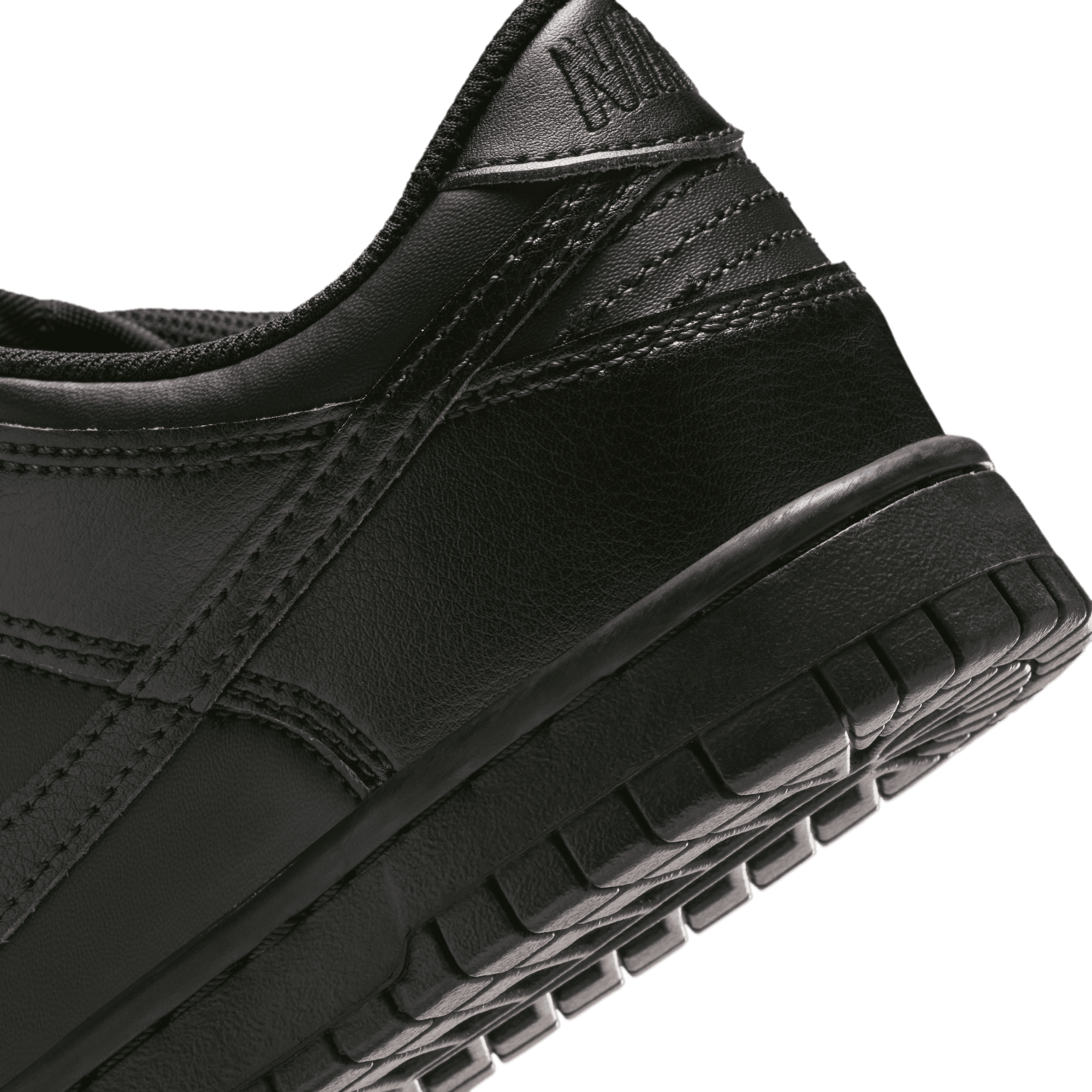Big Kids' Nike Dunk Low "Triple Black"