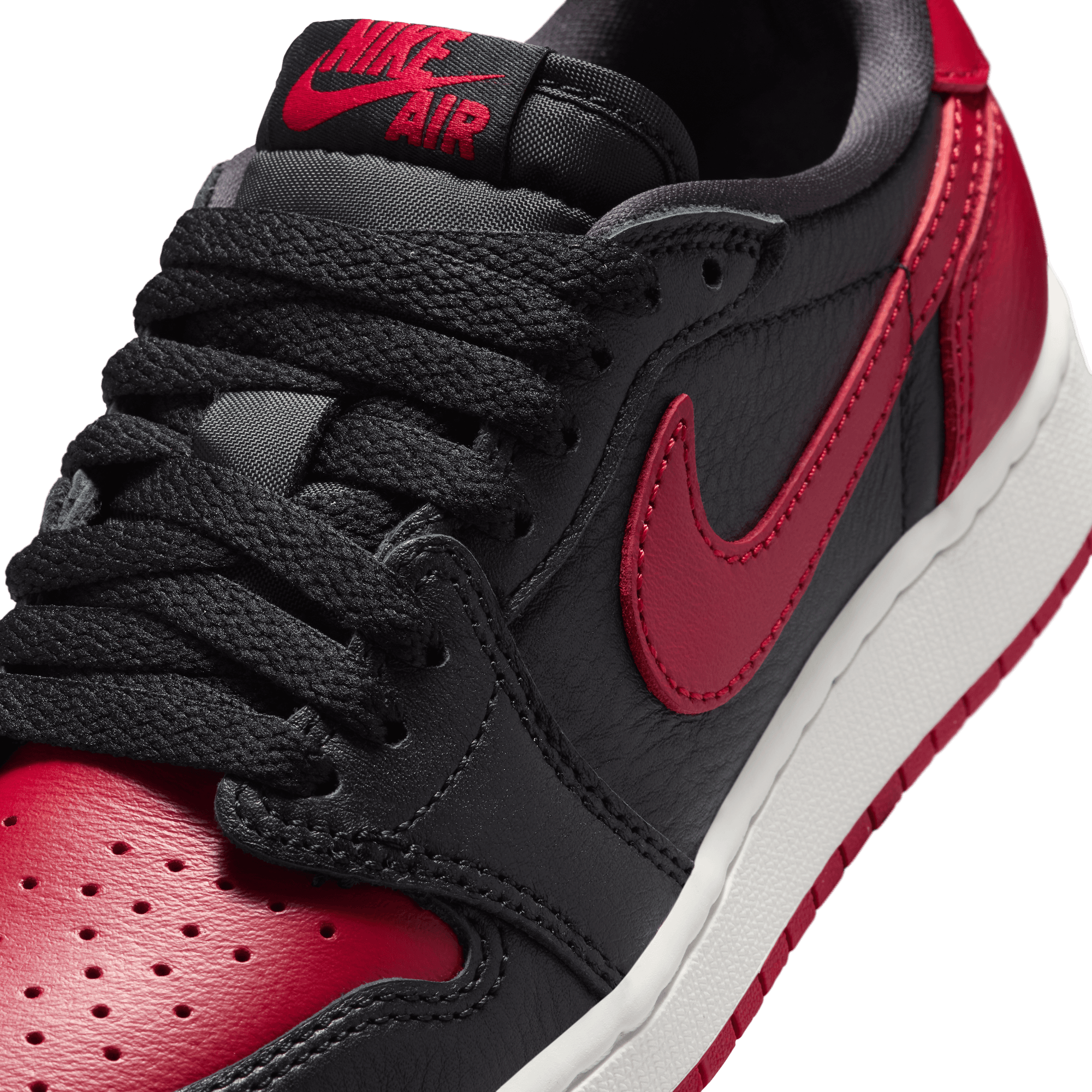 Big Kids' Air Jordan 1 Retro Low OG "Banned" (Unisex )