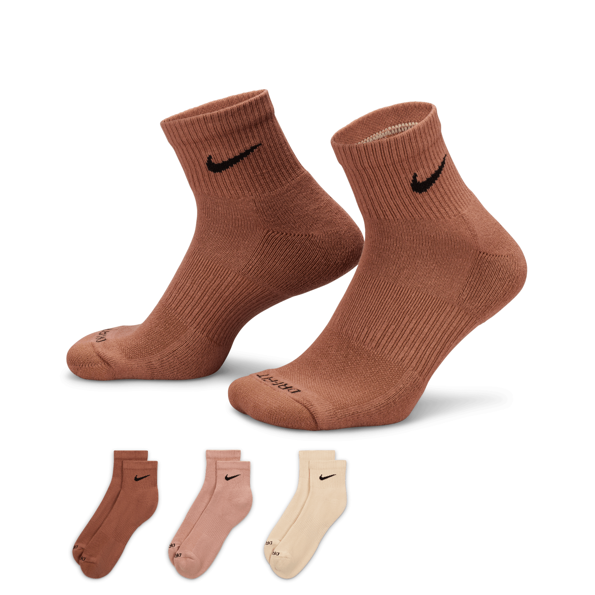 Nike Everyday Plus Cushioned Training Ankle Socks (3 Pairs) "Unisex"