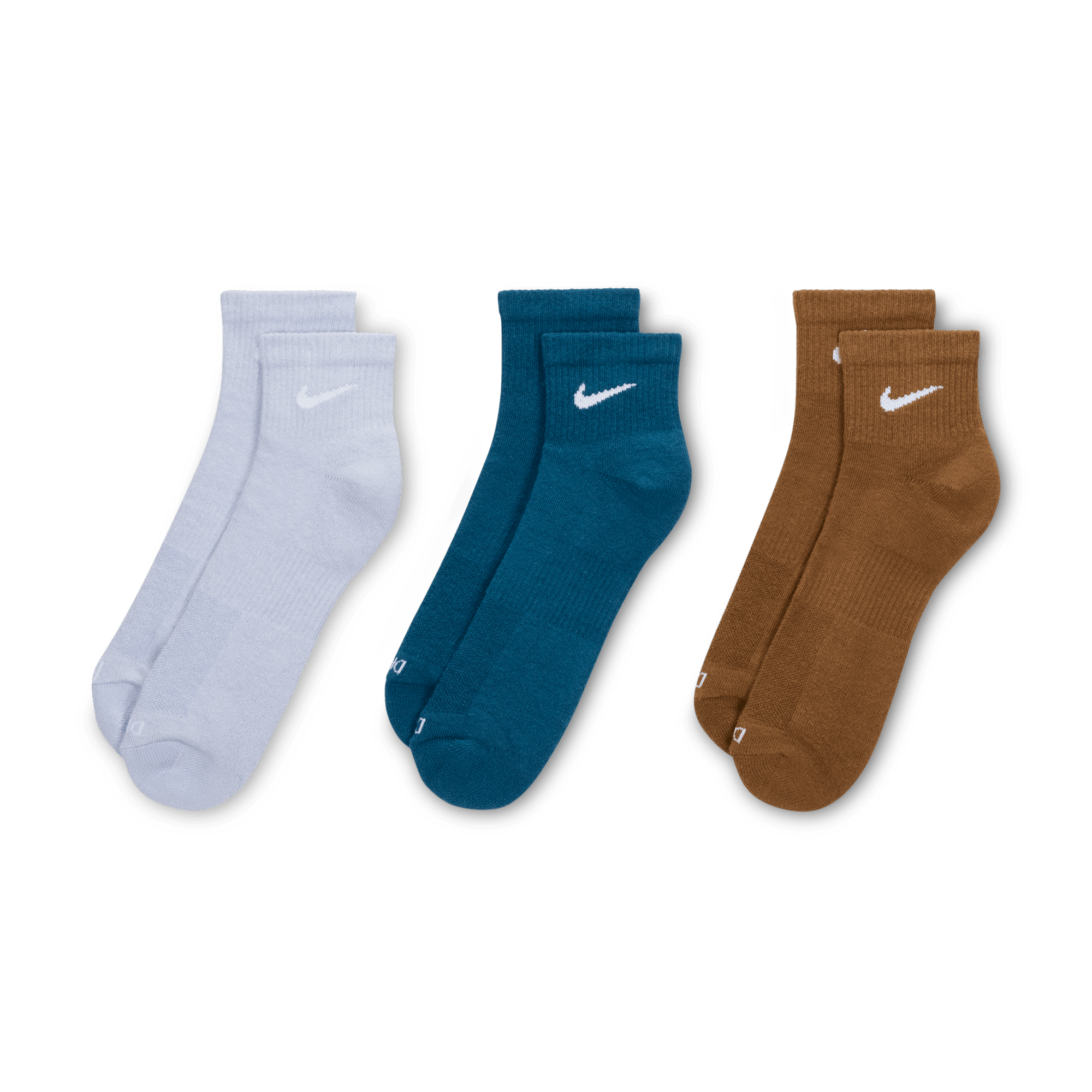 Nike Everyday Plus Cushioned Training Ankle Socks (3 Pairs) "Unisex"