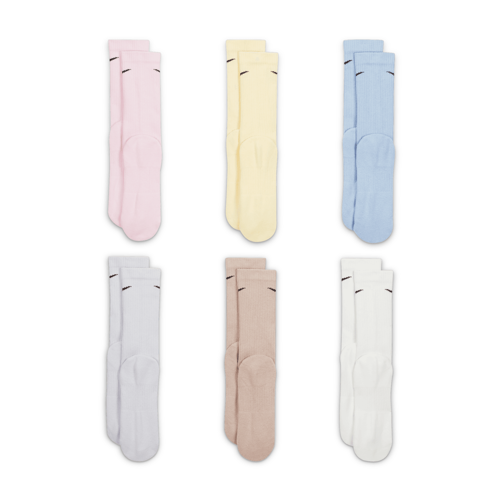 Nike Everyday Plus Cushioned Training Crew Socks (6 Pairs)"Unisex"