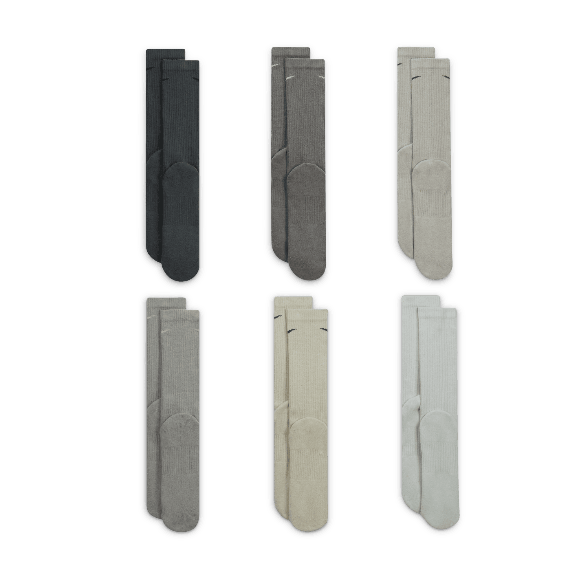 Nike Everyday Plus Cushioned Training Crew Socks (6 Pairs) "Unisex"